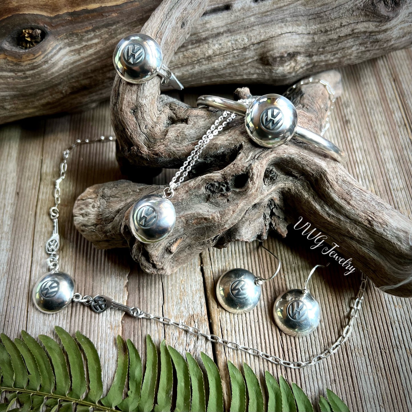 Flying Hub Cap Key Wings Sterling Necklace