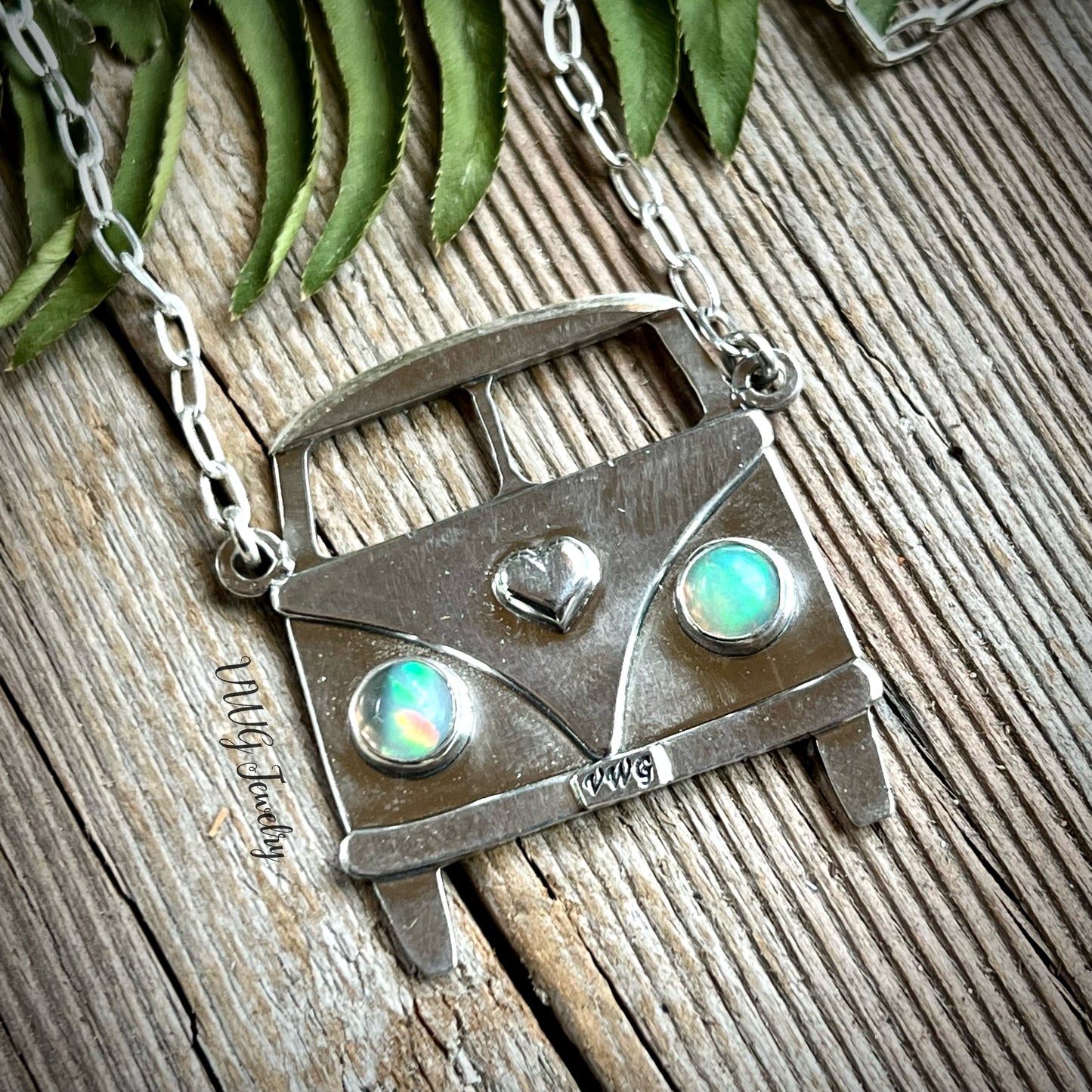 Love Bus Sterling Necklace