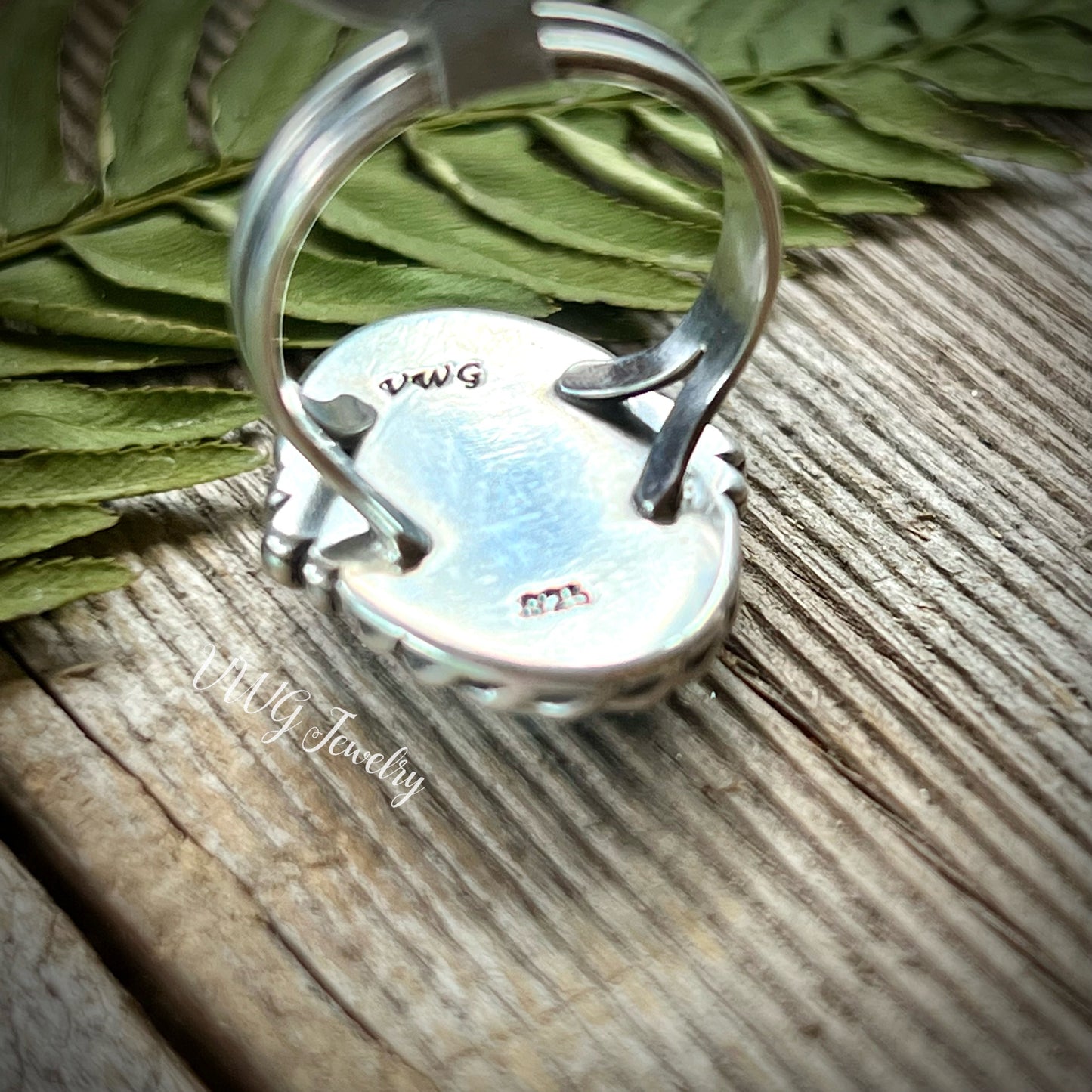 Kings Manassa Turquoise Sterling Silver Ring Size 6.5