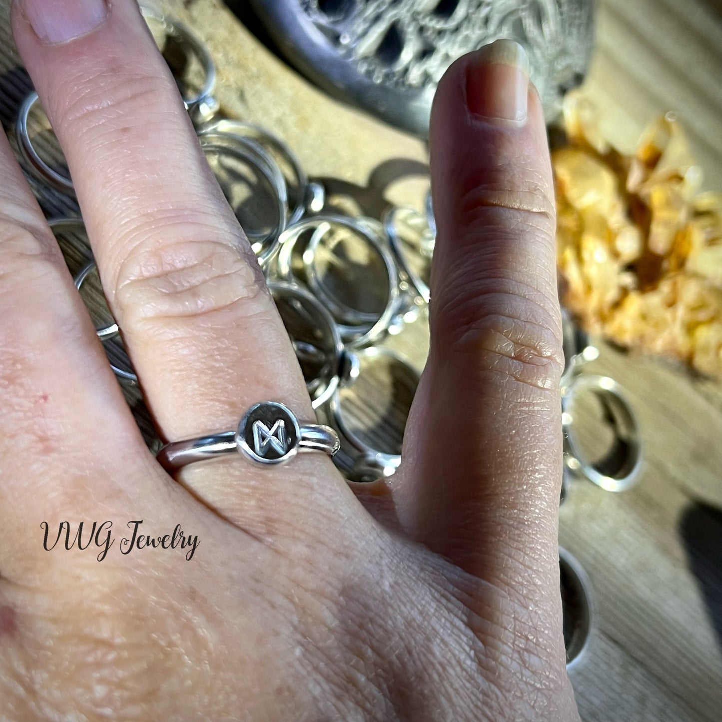 Elder Futhark Rune Rings 3rd ættir .925