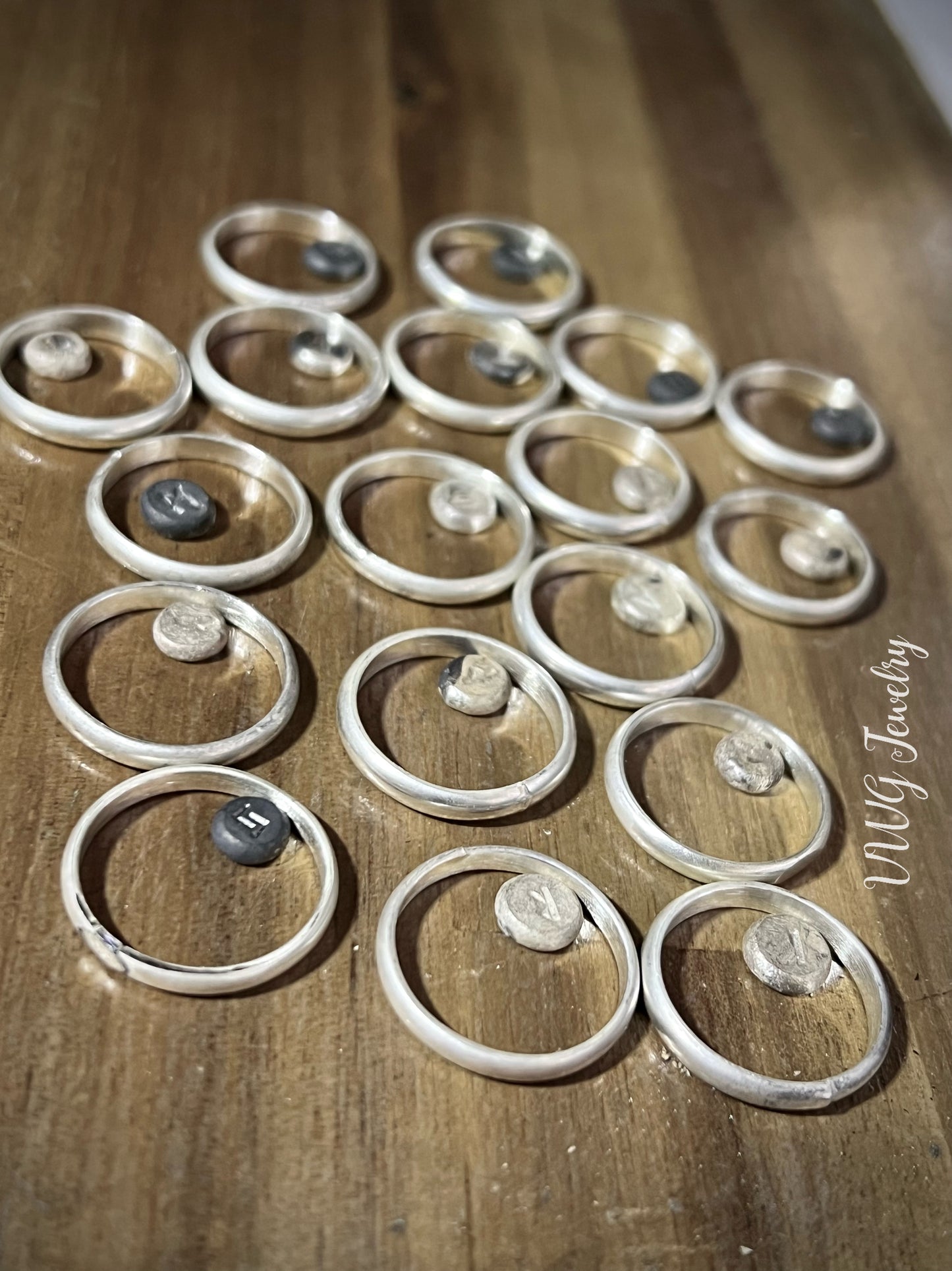 Elder Futhark Rune Rings 1st ættir .925