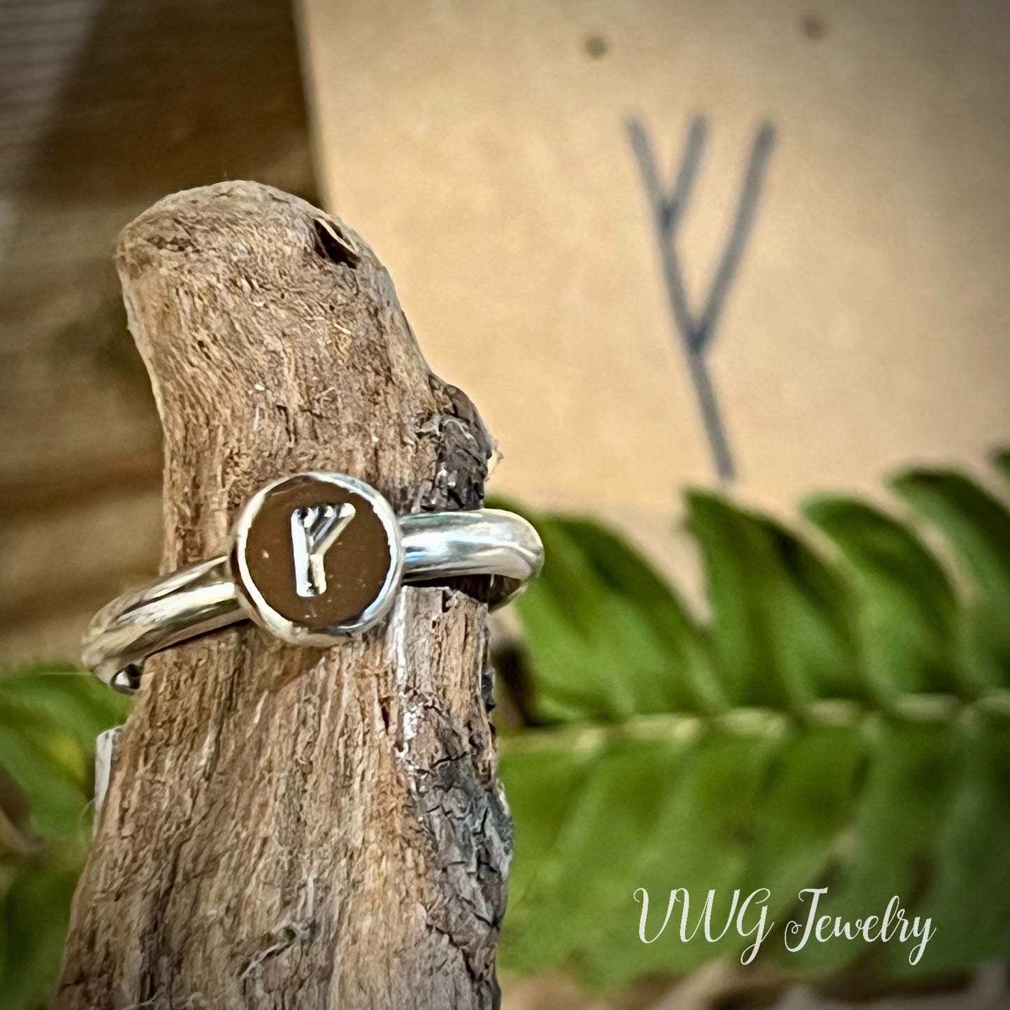 Elder Futhark Rune Rings 1st ættir .925