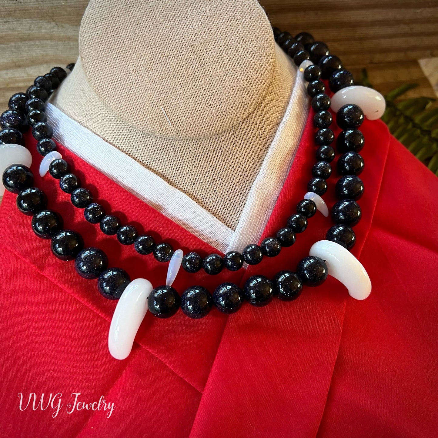 Inuyasha Lg Bead "Sit Boy" Necklace