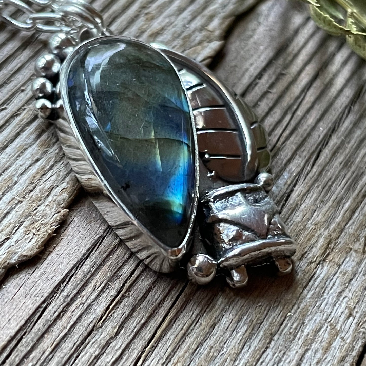 Magic Bus Labradorite Sterling Silver Necklace