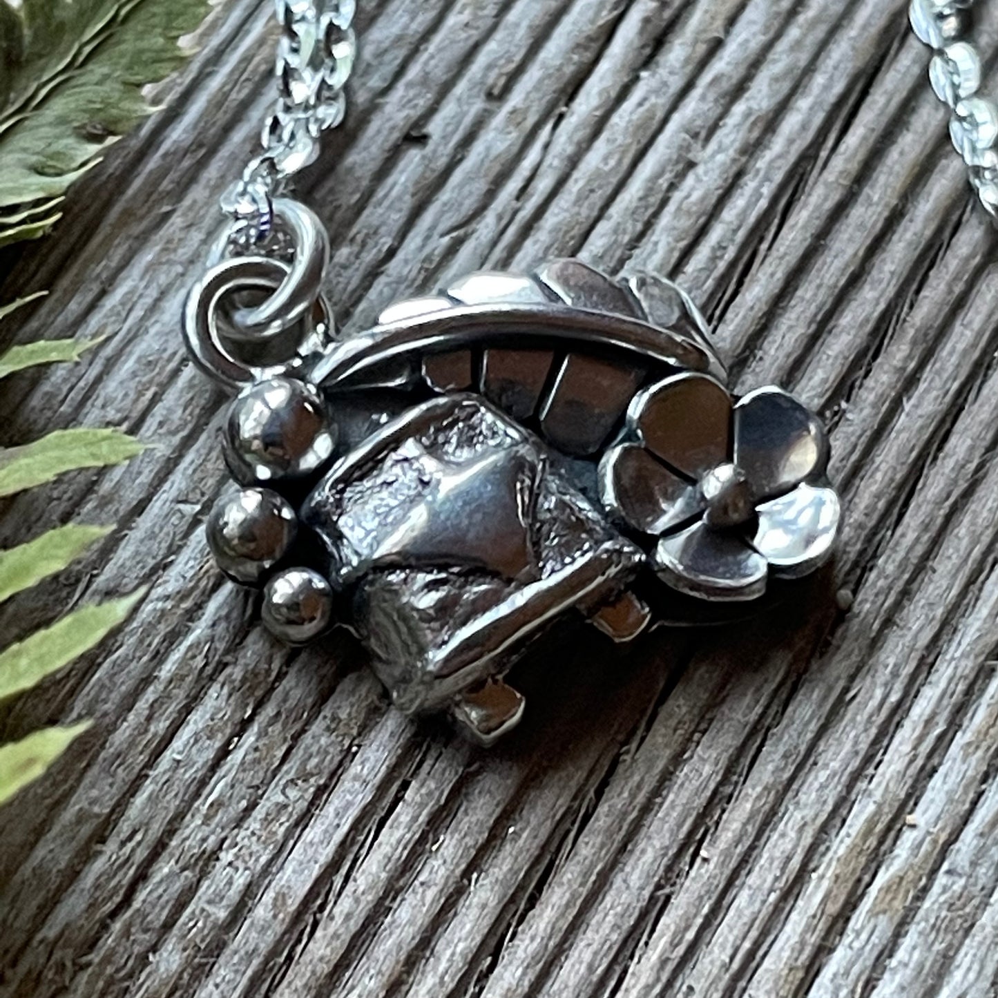 Hippy Bus Sterling Silver Necklace