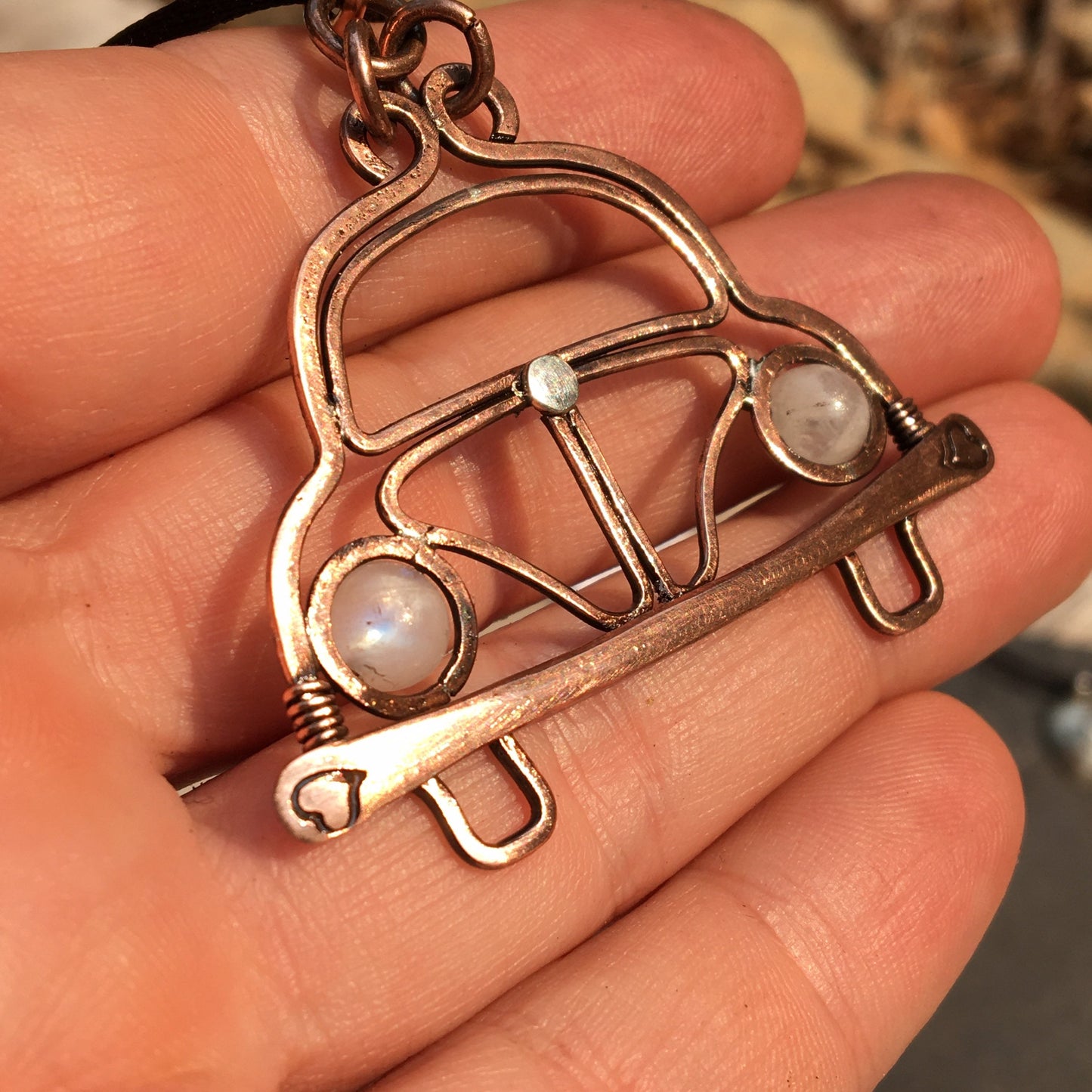 Copper Wire Pendant