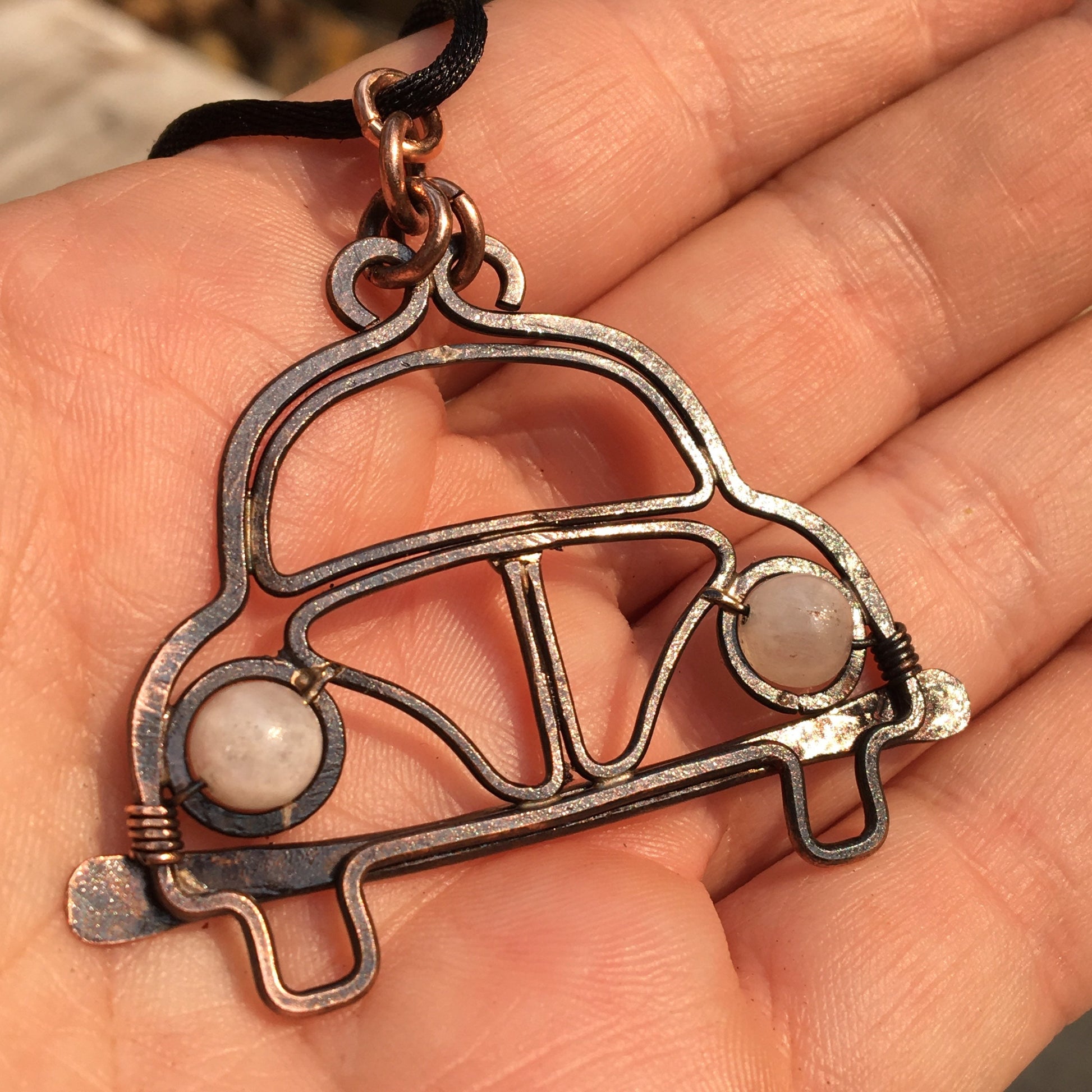 Copper Wire Pendant