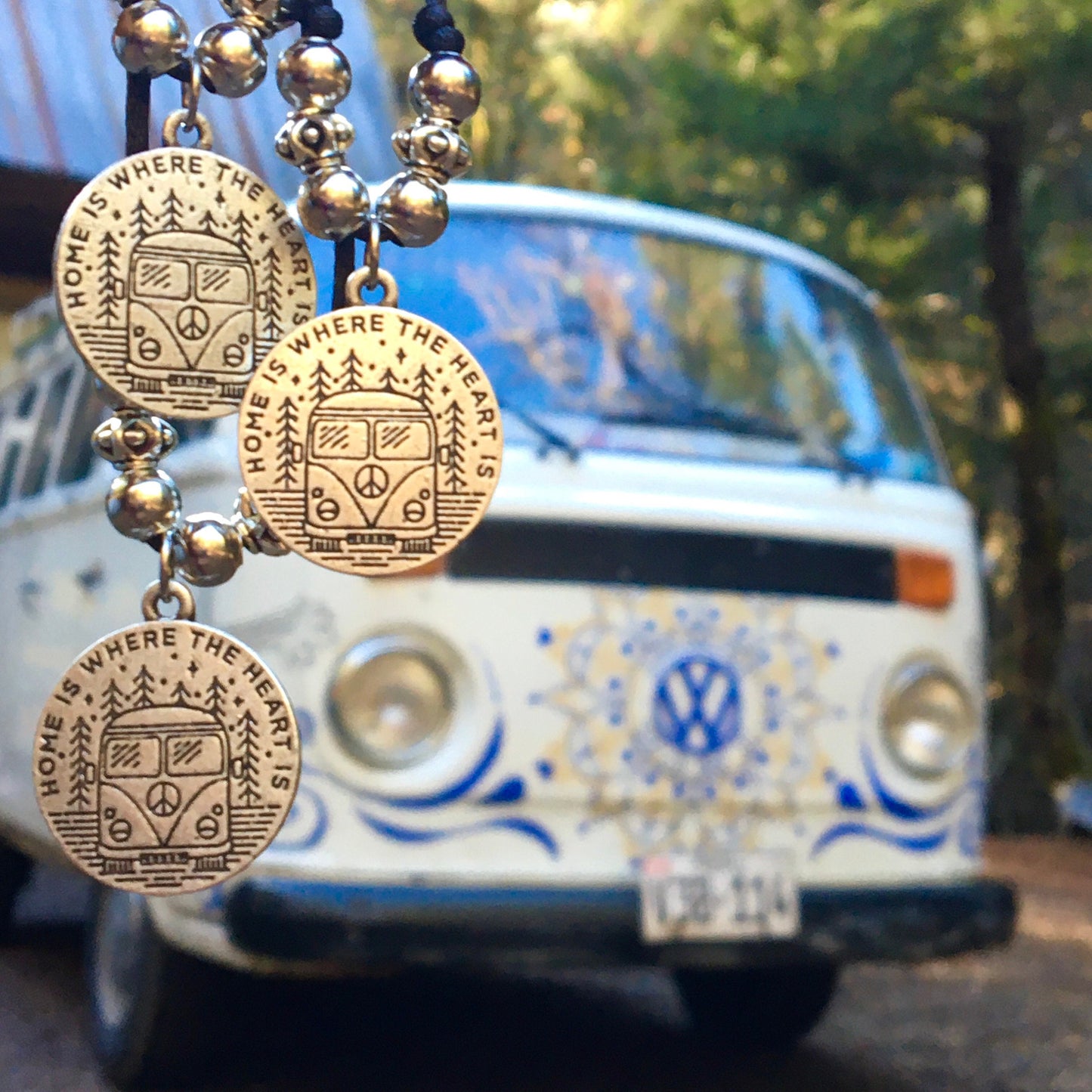 Van Life Hippy Love Necklace Pendant