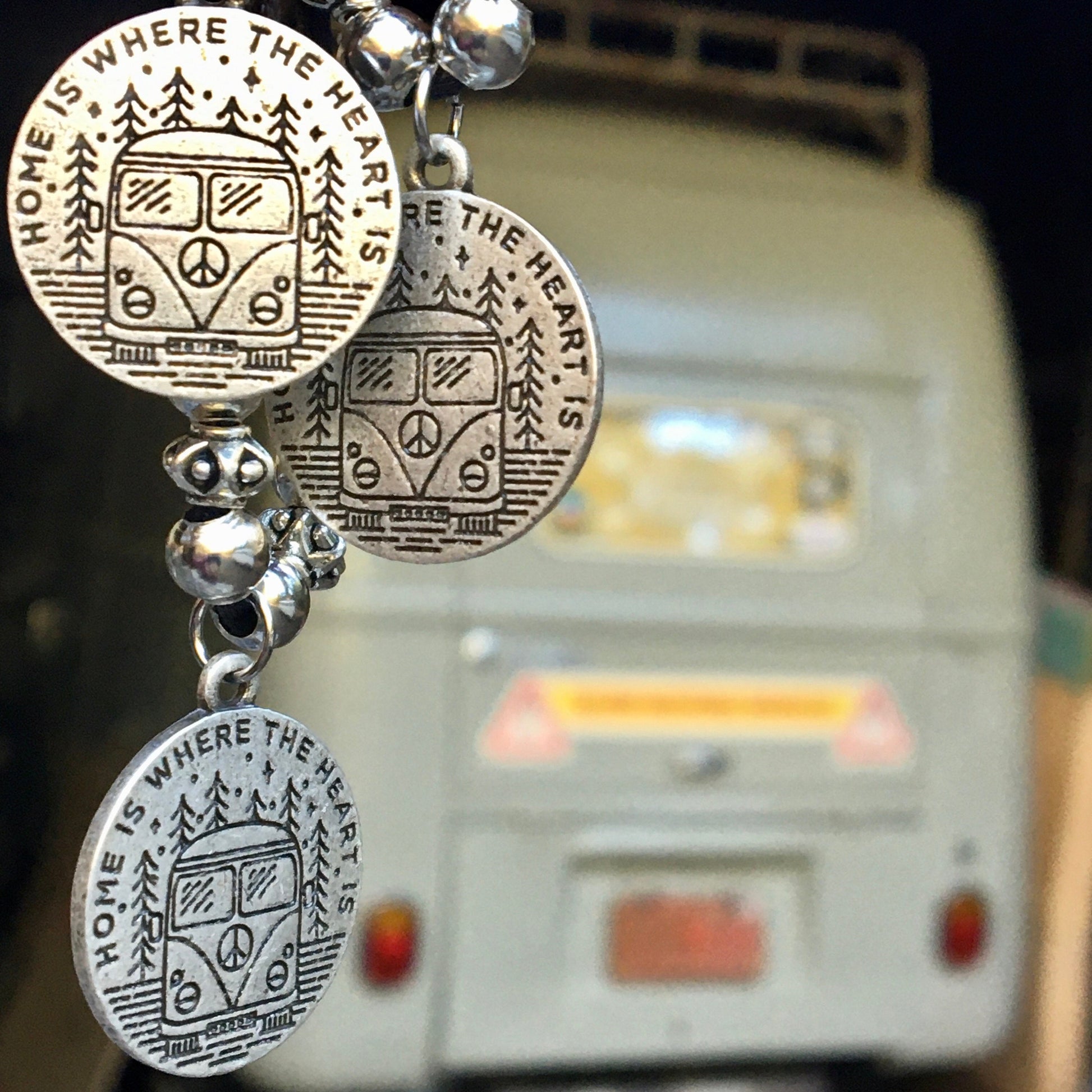 Van Life Hippy Love Necklace Pendant