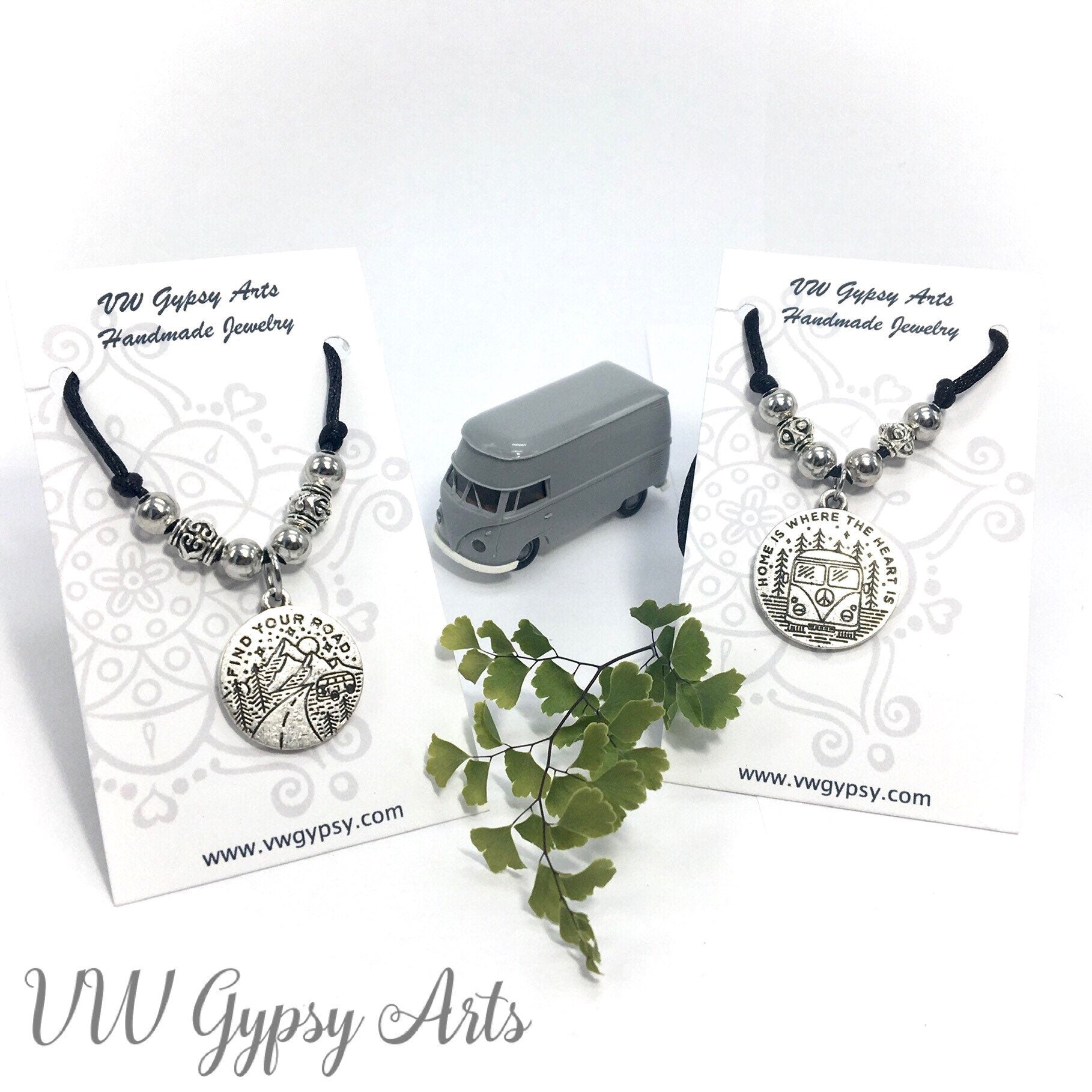 Van Life Hippy Love Necklace Pendant