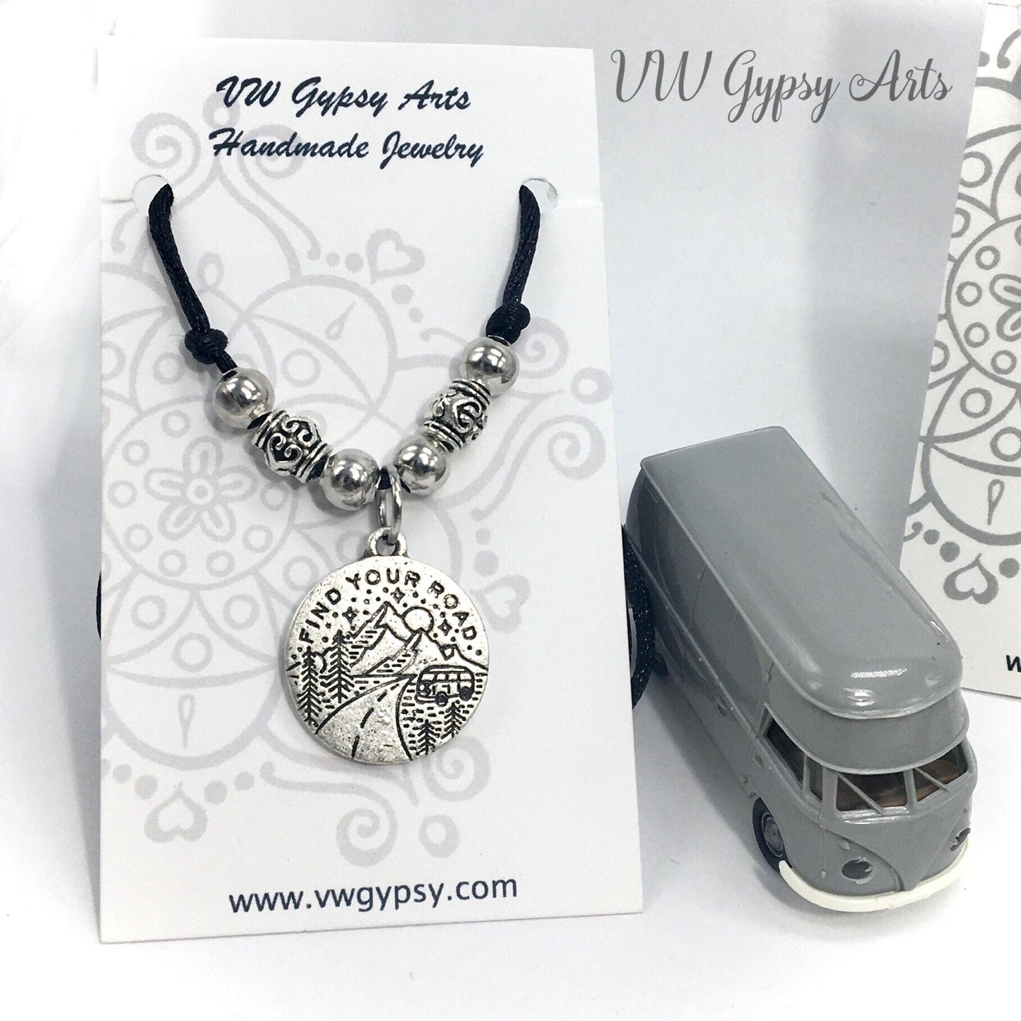 Van Life Hippy Love Necklace Pendant