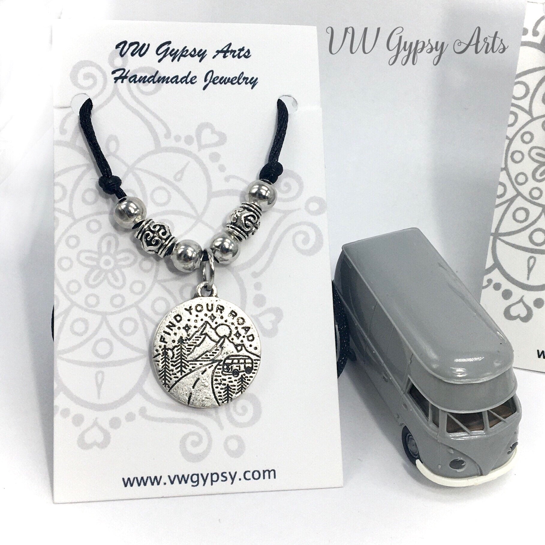 Van Life Hippy Love Necklace Pendant