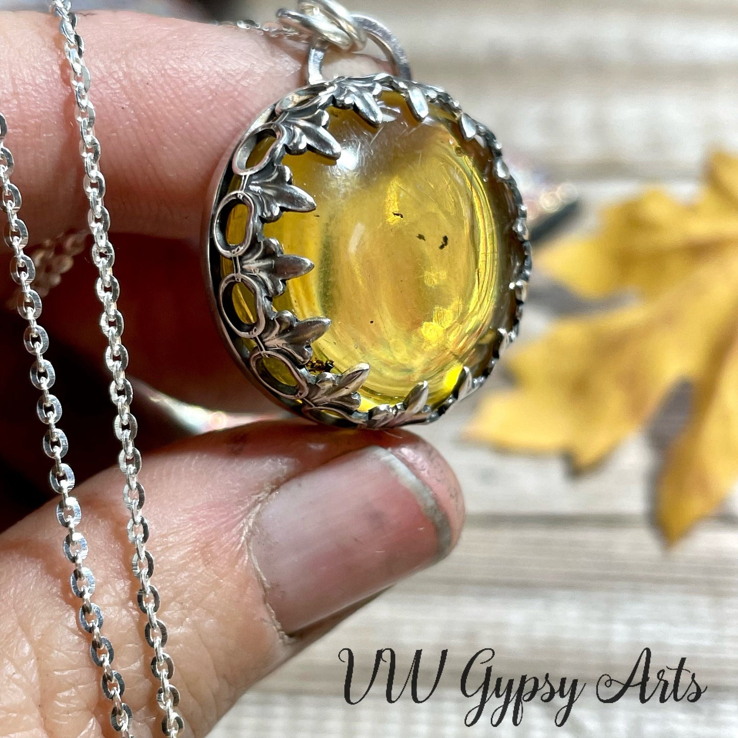 Golden Sun Sterling Silver .925 Pendant Necklace