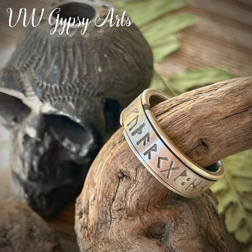 Ancient Rune Insight Spinner Ring