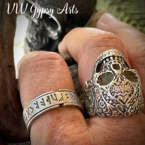 Ancient Rune Insight Spinner Ring