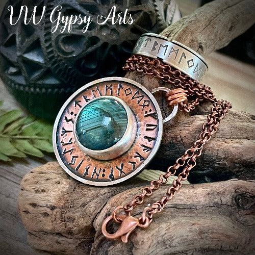 Ancient Rune Insight Spinner Ring