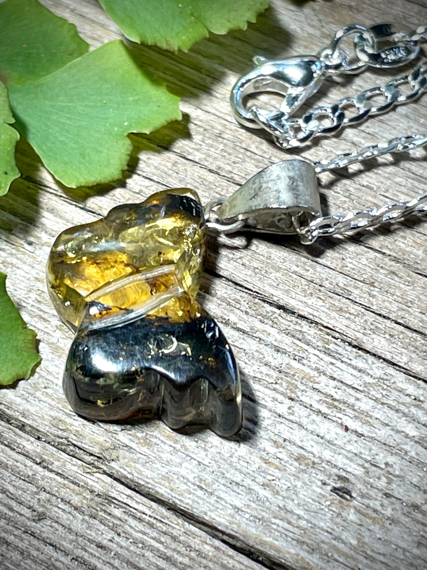 Amber Emblem Necklace