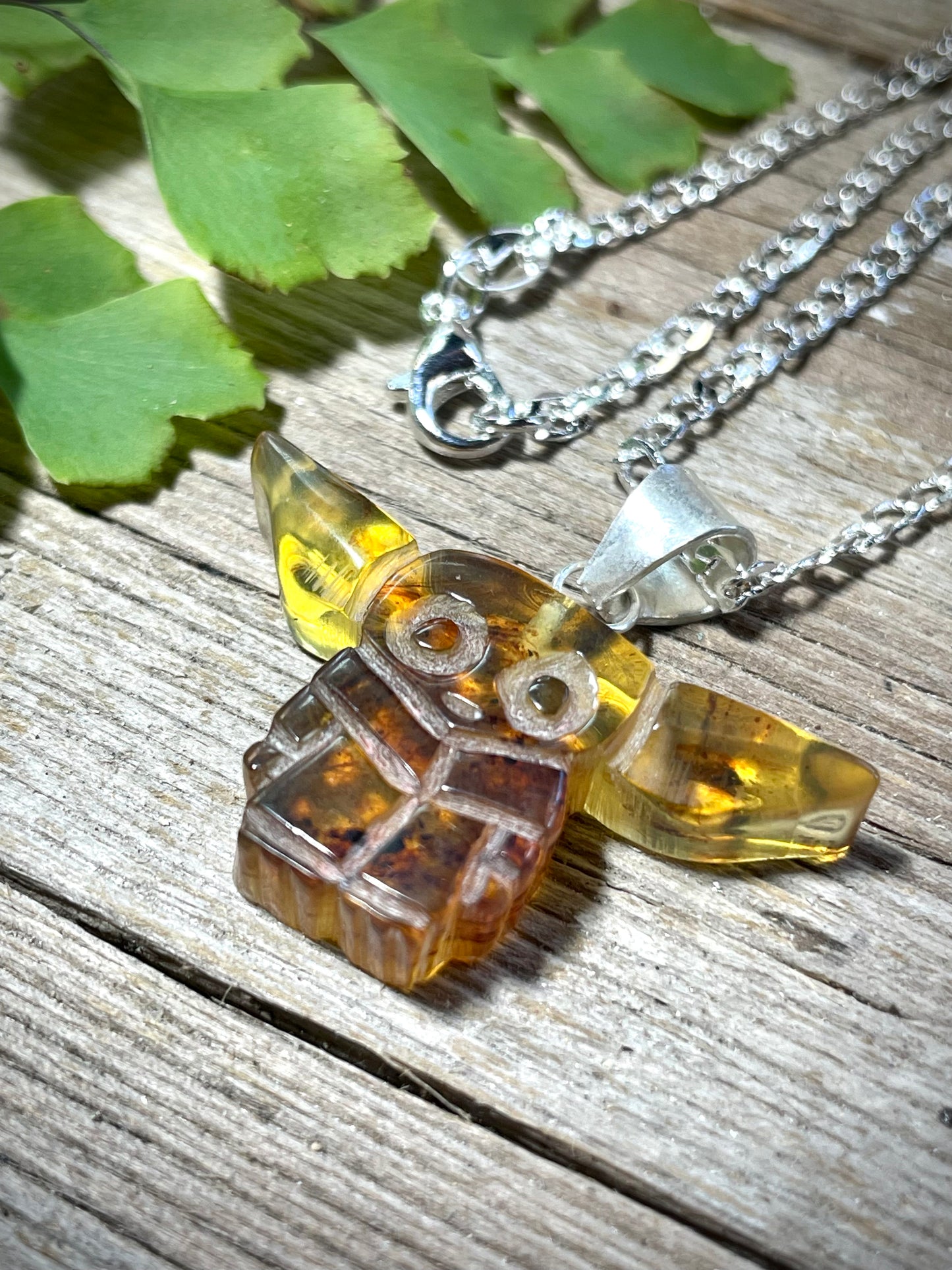 Amber Emblem Necklace