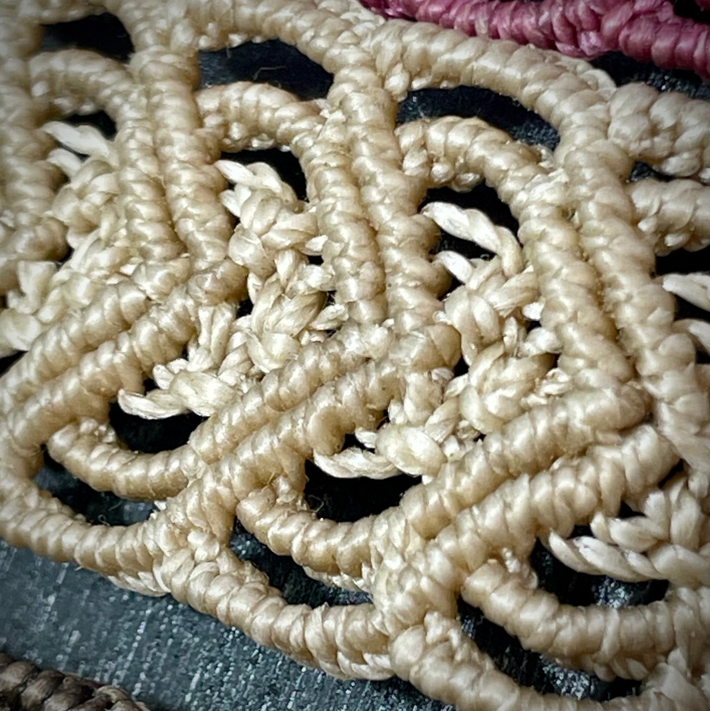 Macrame Corazon Heart Bracelet Adjustable