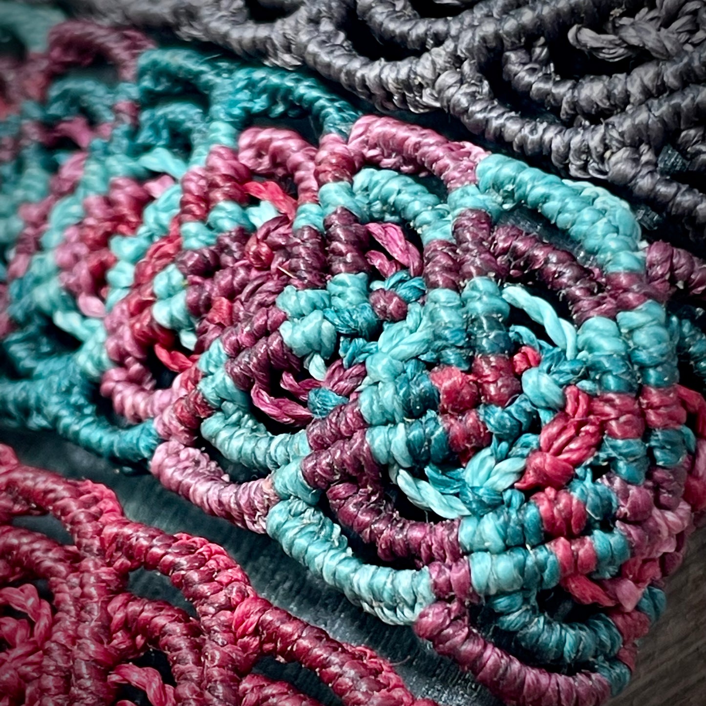 Macrame Corazon Heart Bracelet Adjustable