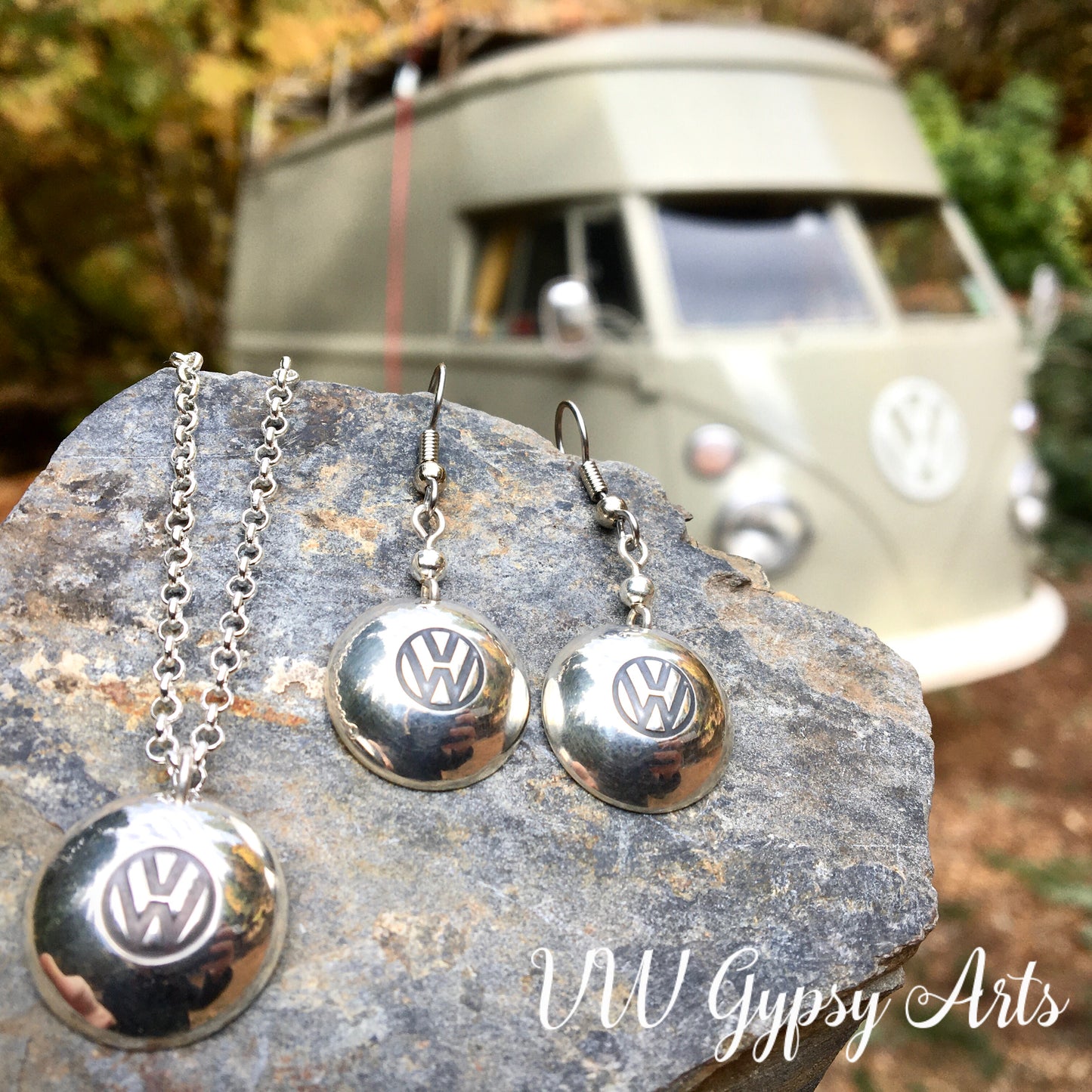 Classic Hub Cap Sterling Earrings