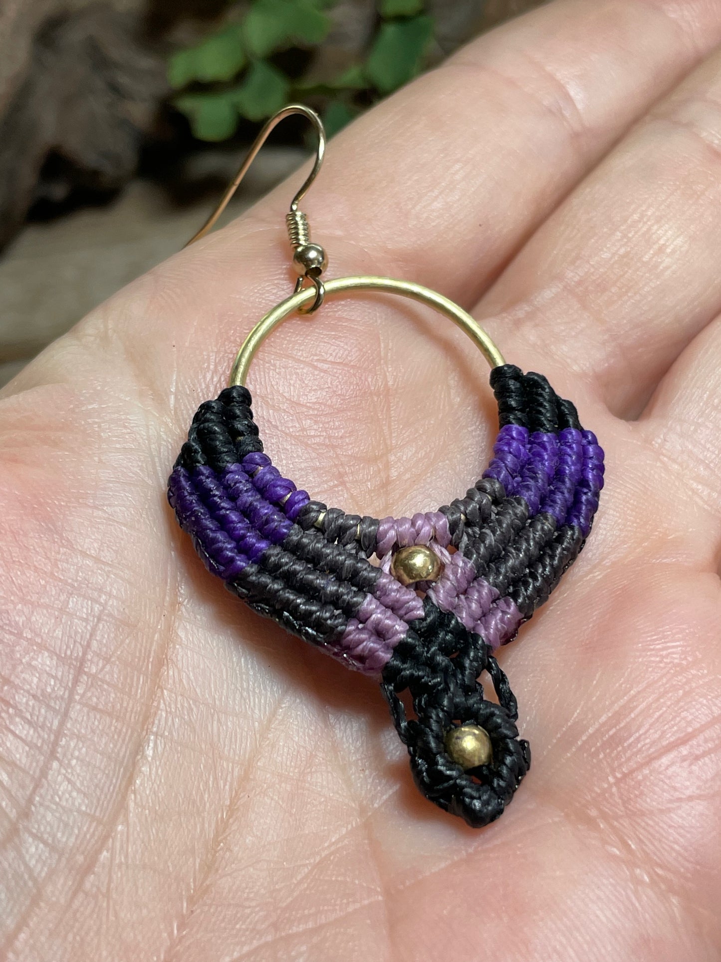 Multi Color Macramé Earrings Hypo