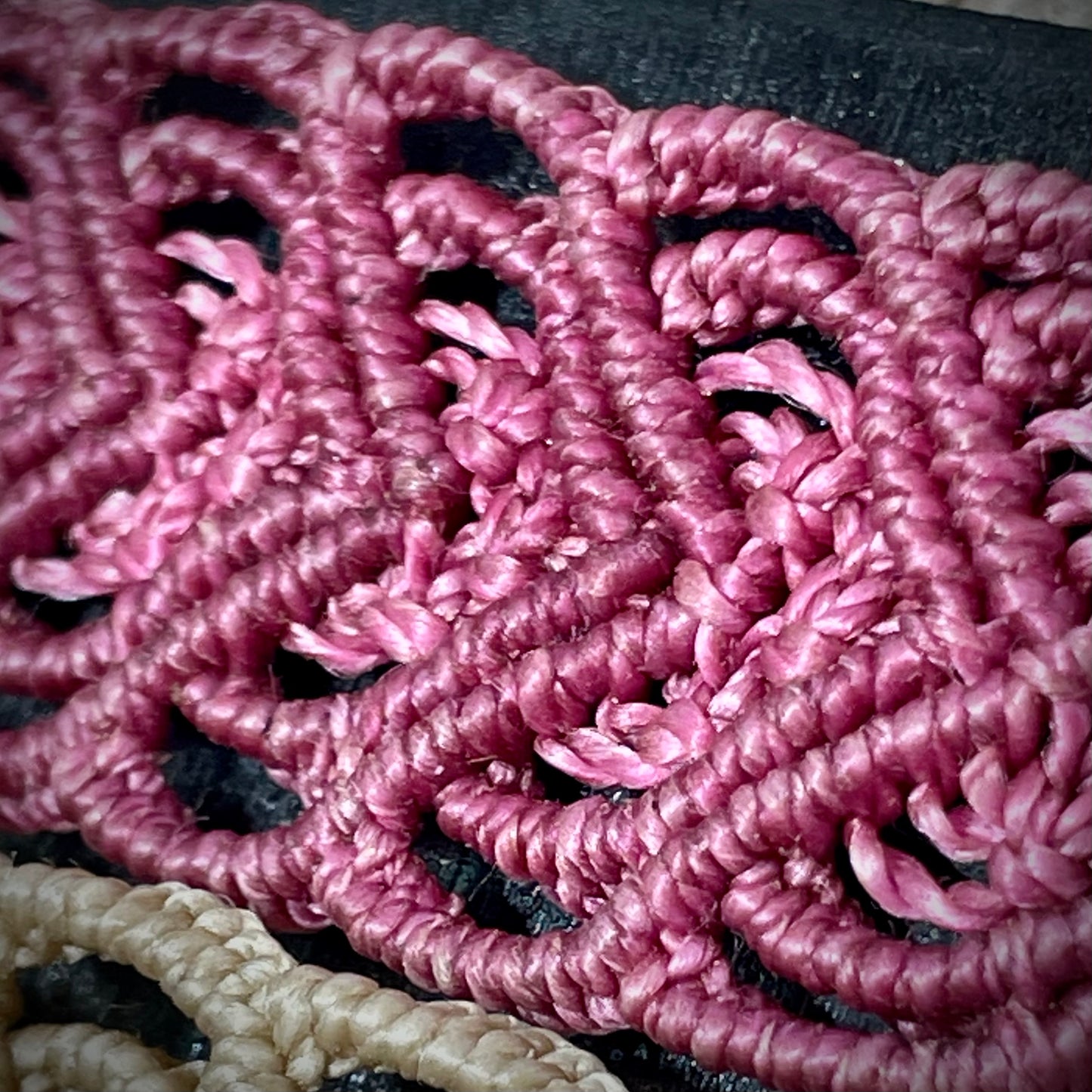 Macrame Corazon Heart Bracelet Adjustable