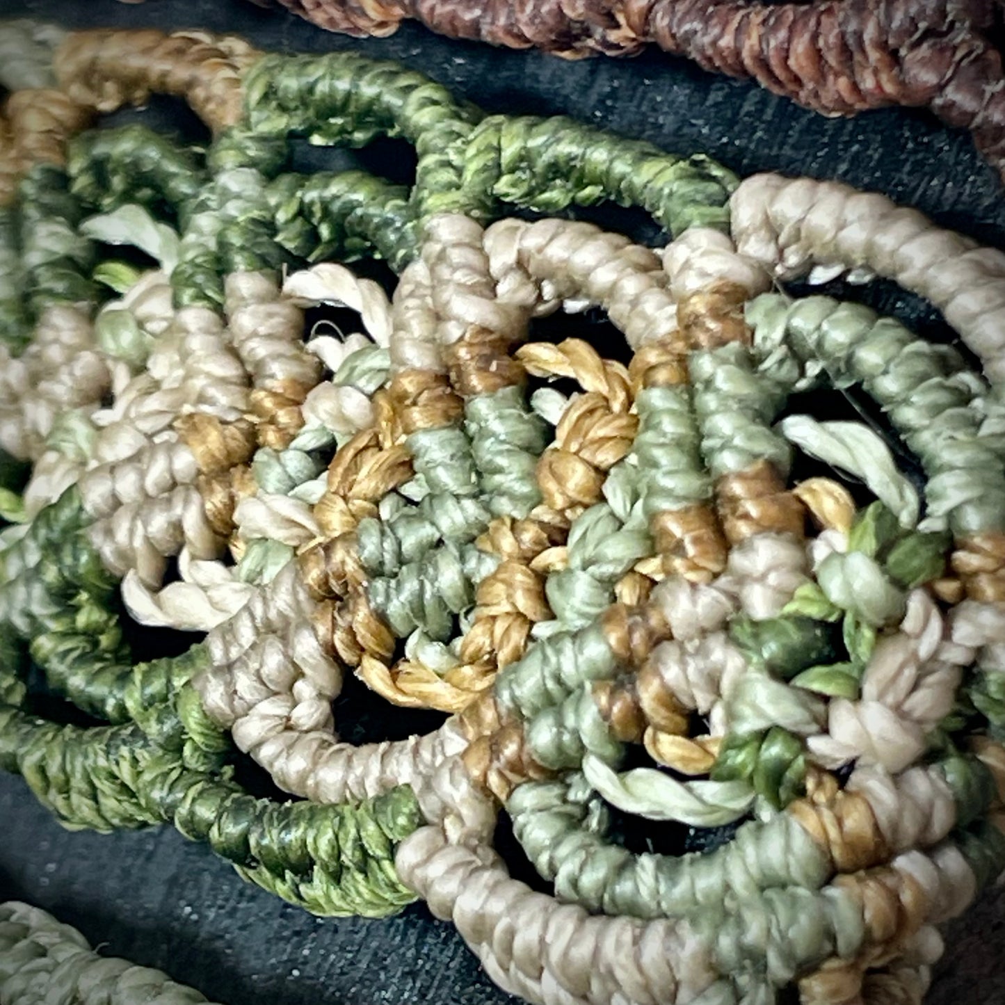 Macrame Corazon Heart Bracelet Adjustable