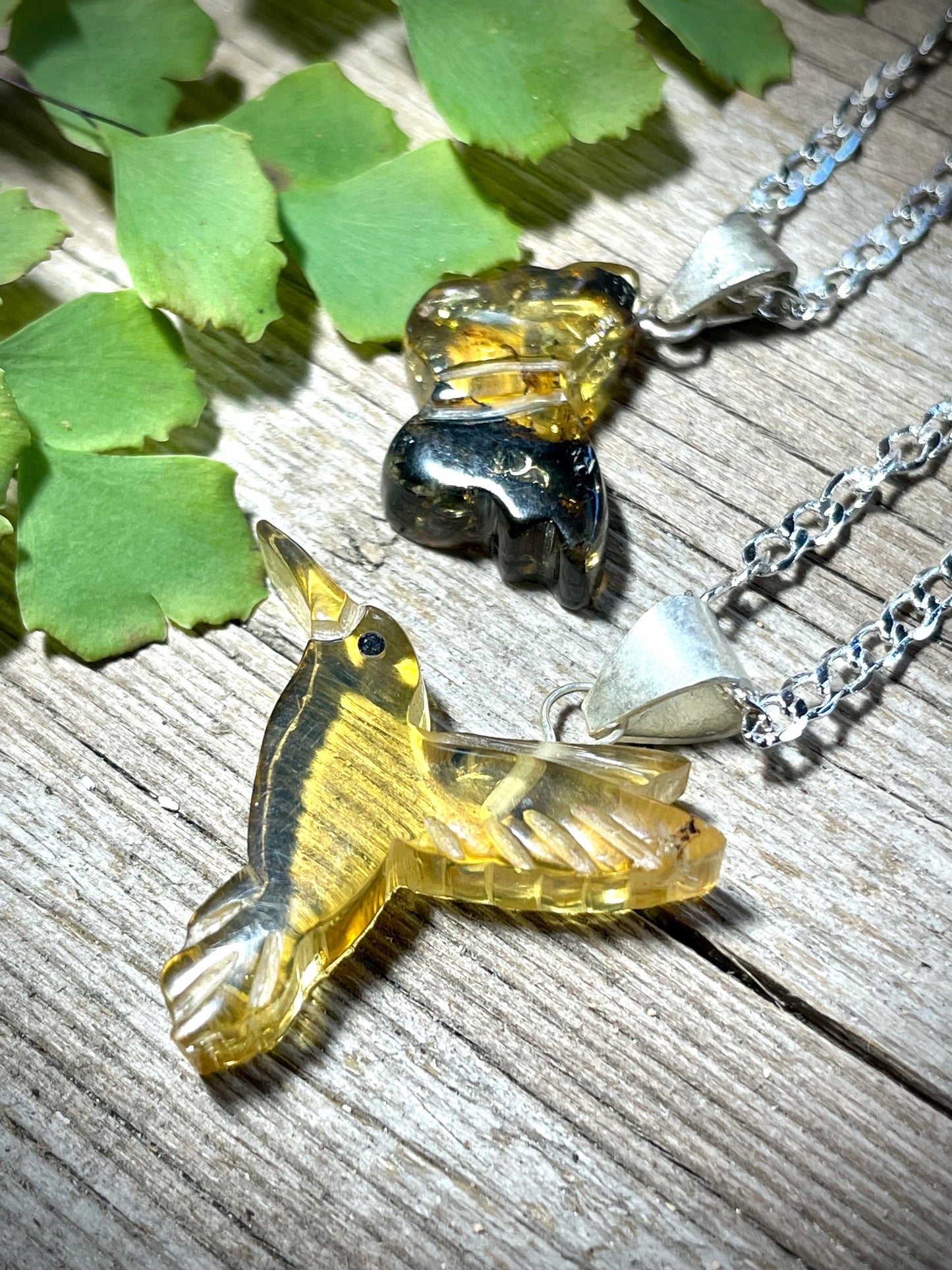 Amber Emblem Necklace