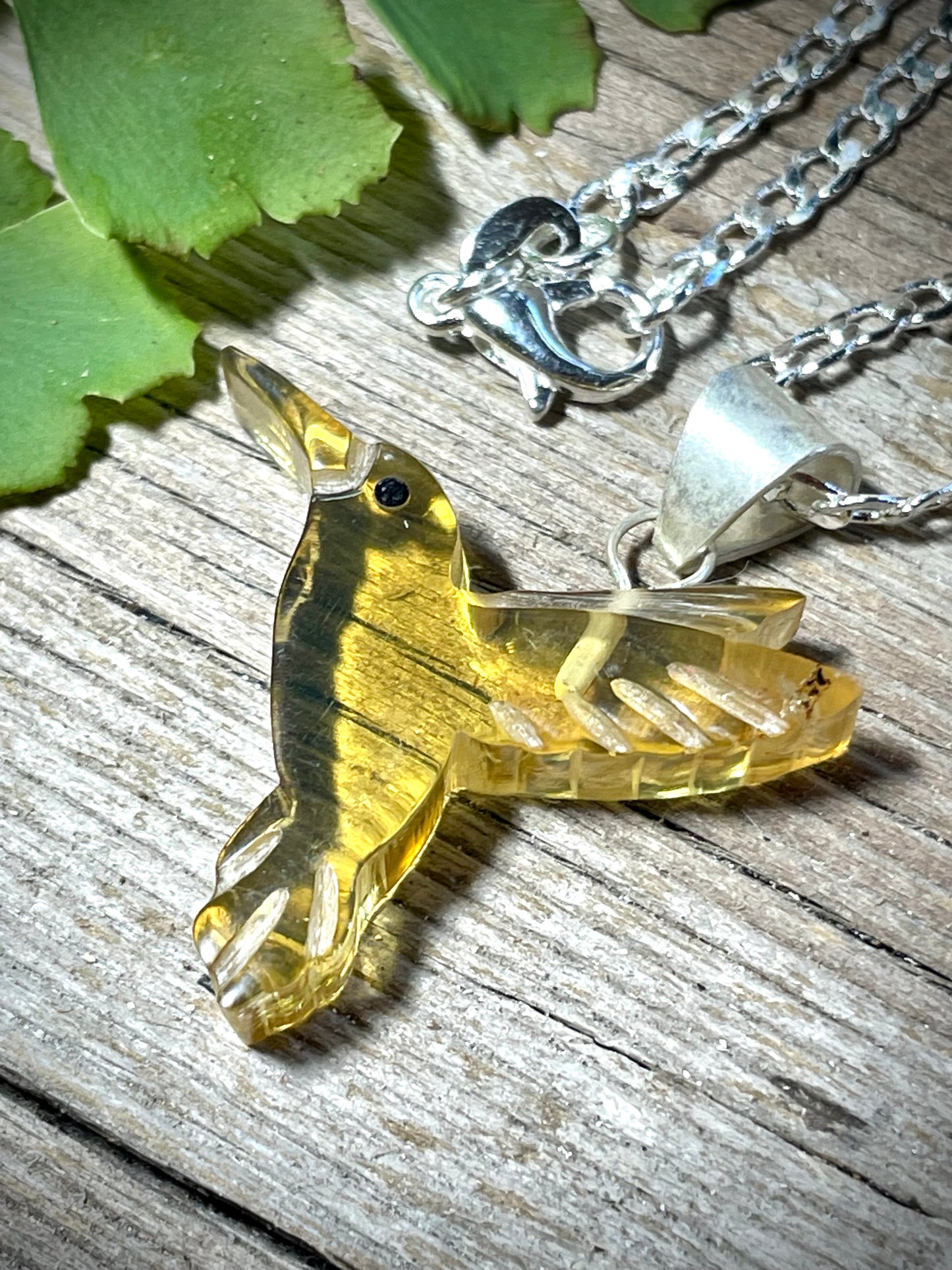 Amber Emblem Necklace