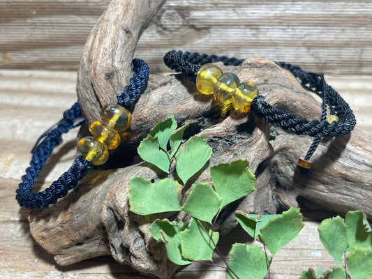 Chiapas Beaded Amber Simple Bracelets