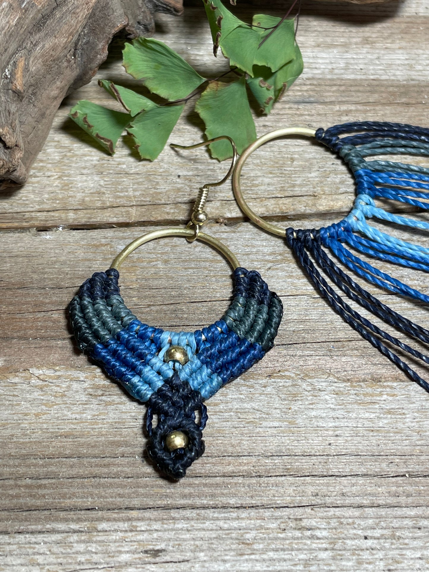 Multi Color Macramé Earrings Hypo