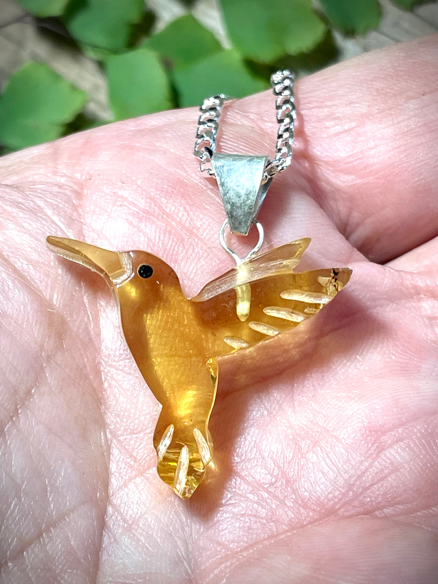 Amber Emblem Necklace