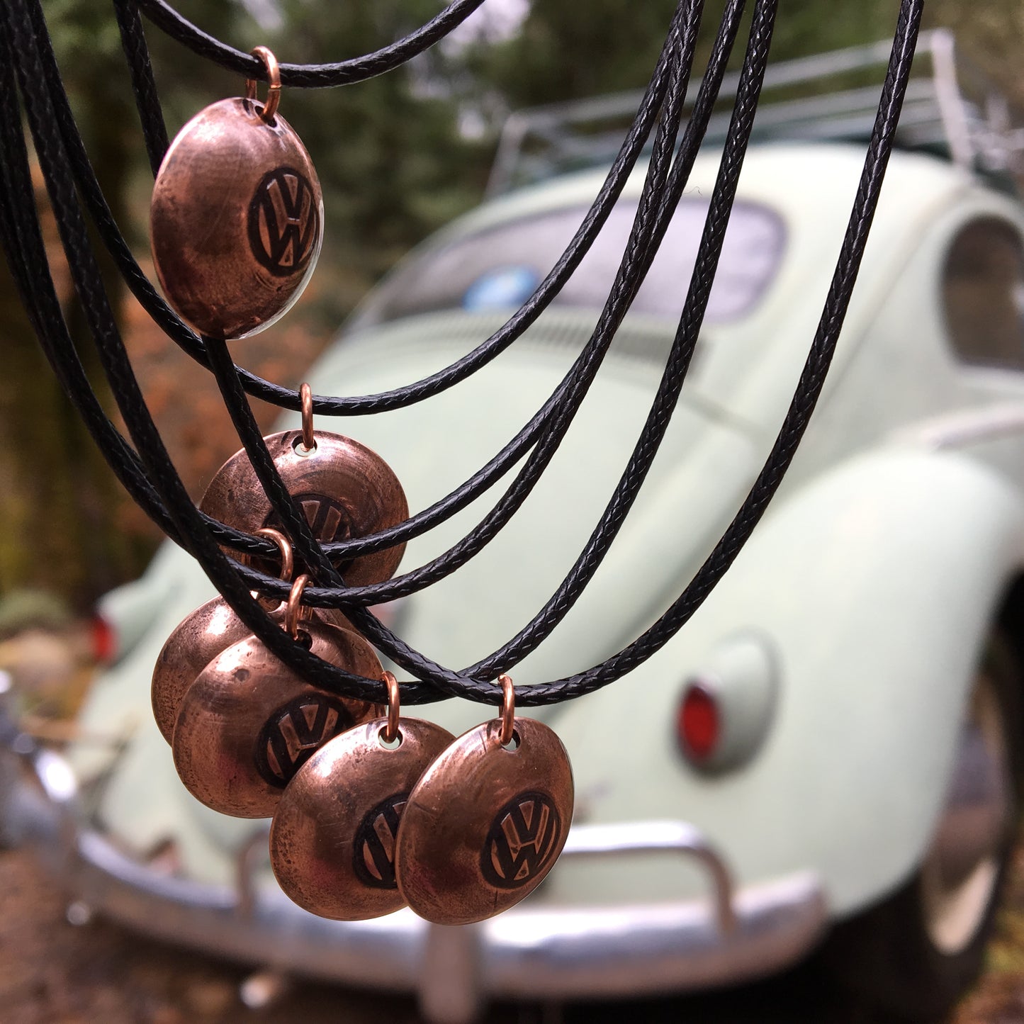 Classic Hub Cap Copper Necklace