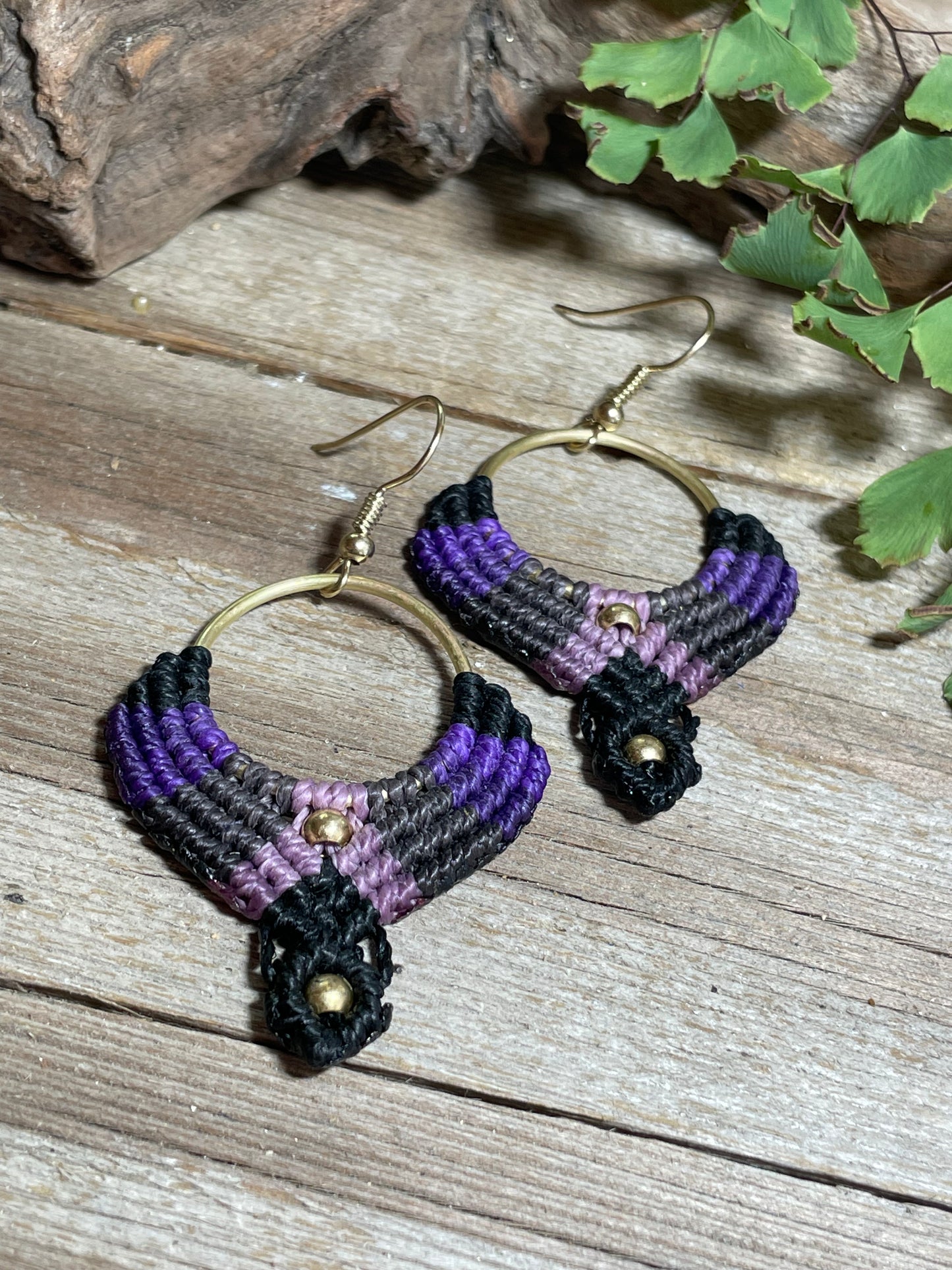 Multi Color Macramé Earrings Hypo