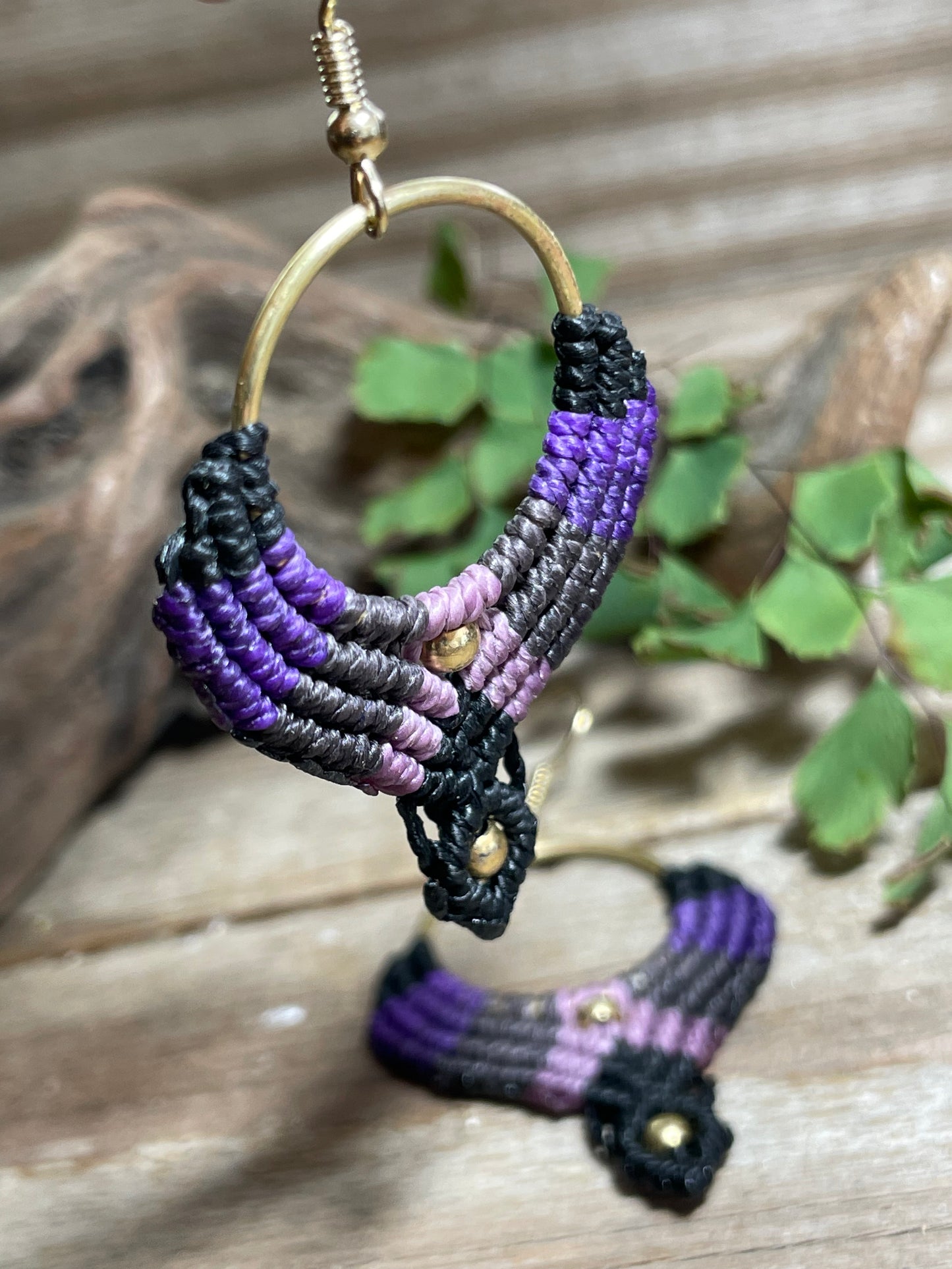 Multi Color Macramé Earrings Hypo