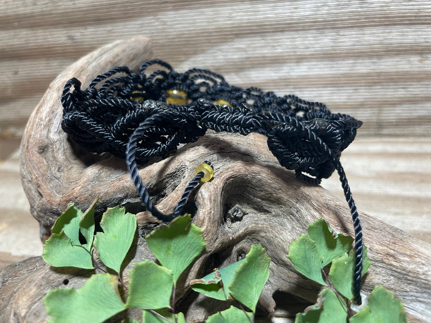 Chiapas Amber Lace Soft Macrame Bracelets