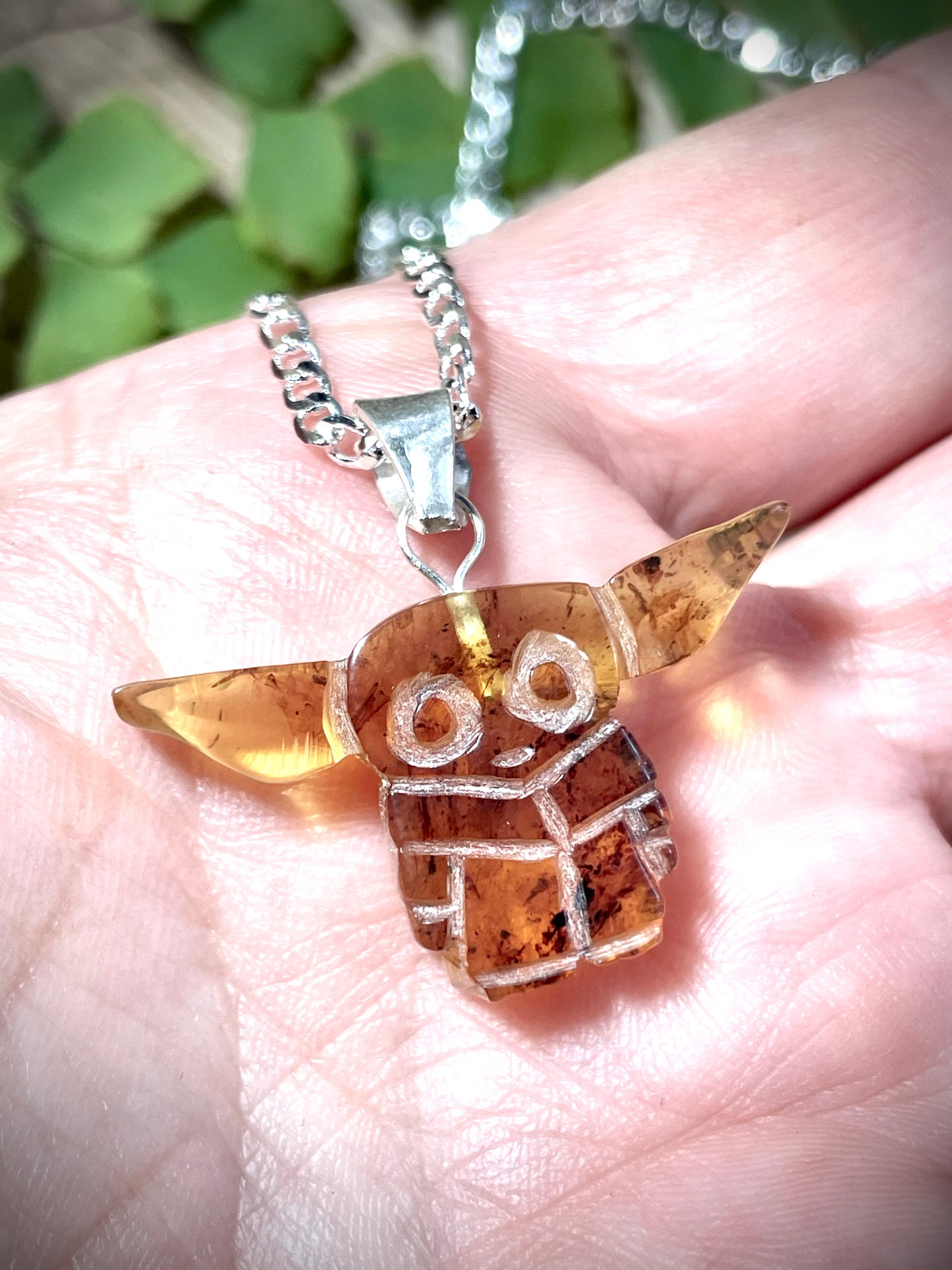 Amber Emblem Necklace