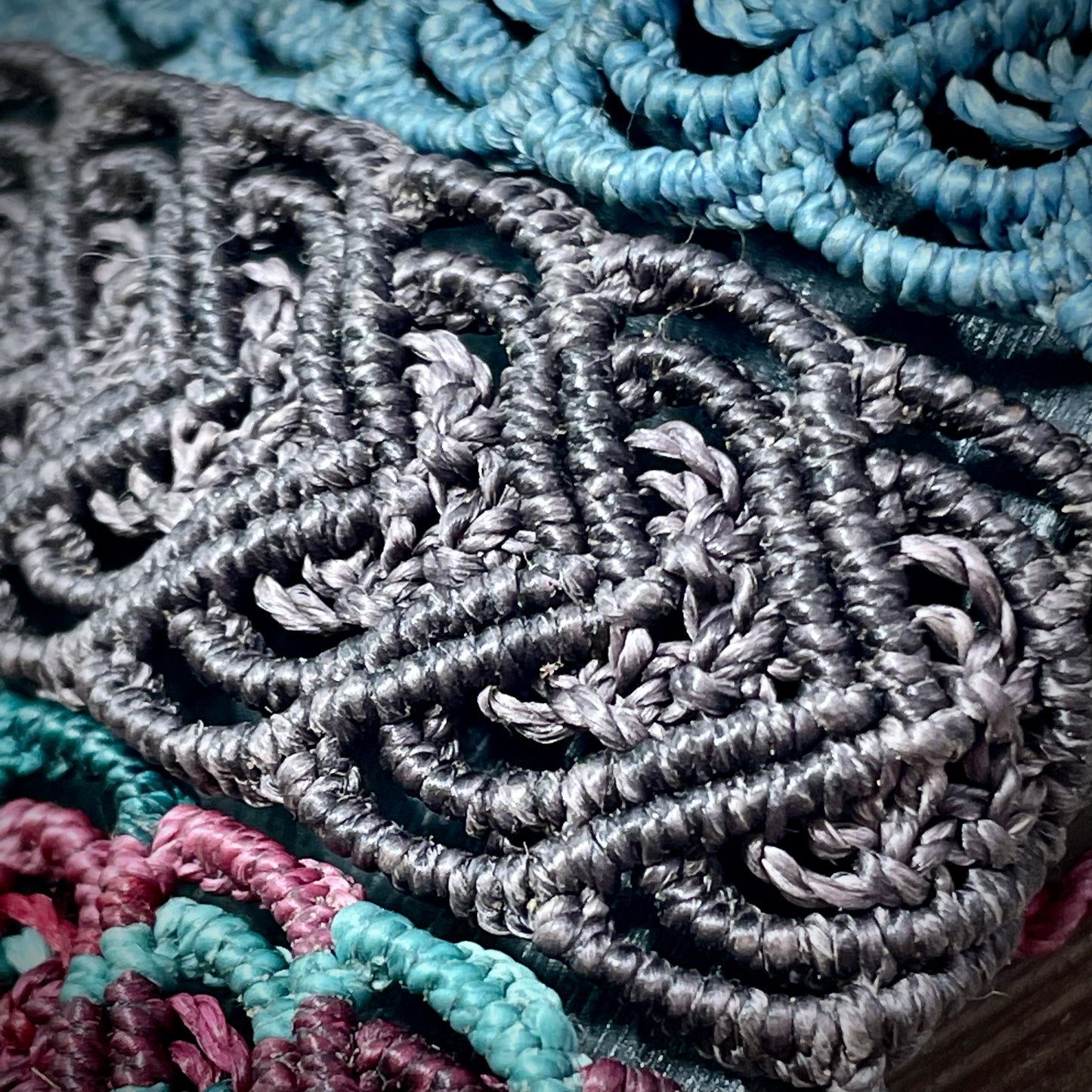 Macrame Corazon Heart Bracelet Adjustable