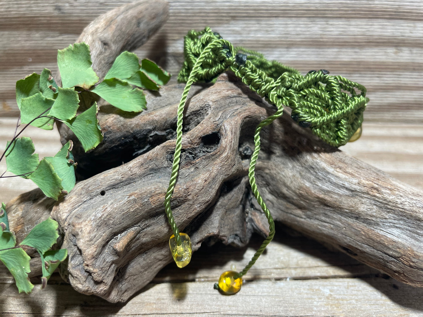 Chiapas Amber Lace Soft Macrame Bracelets