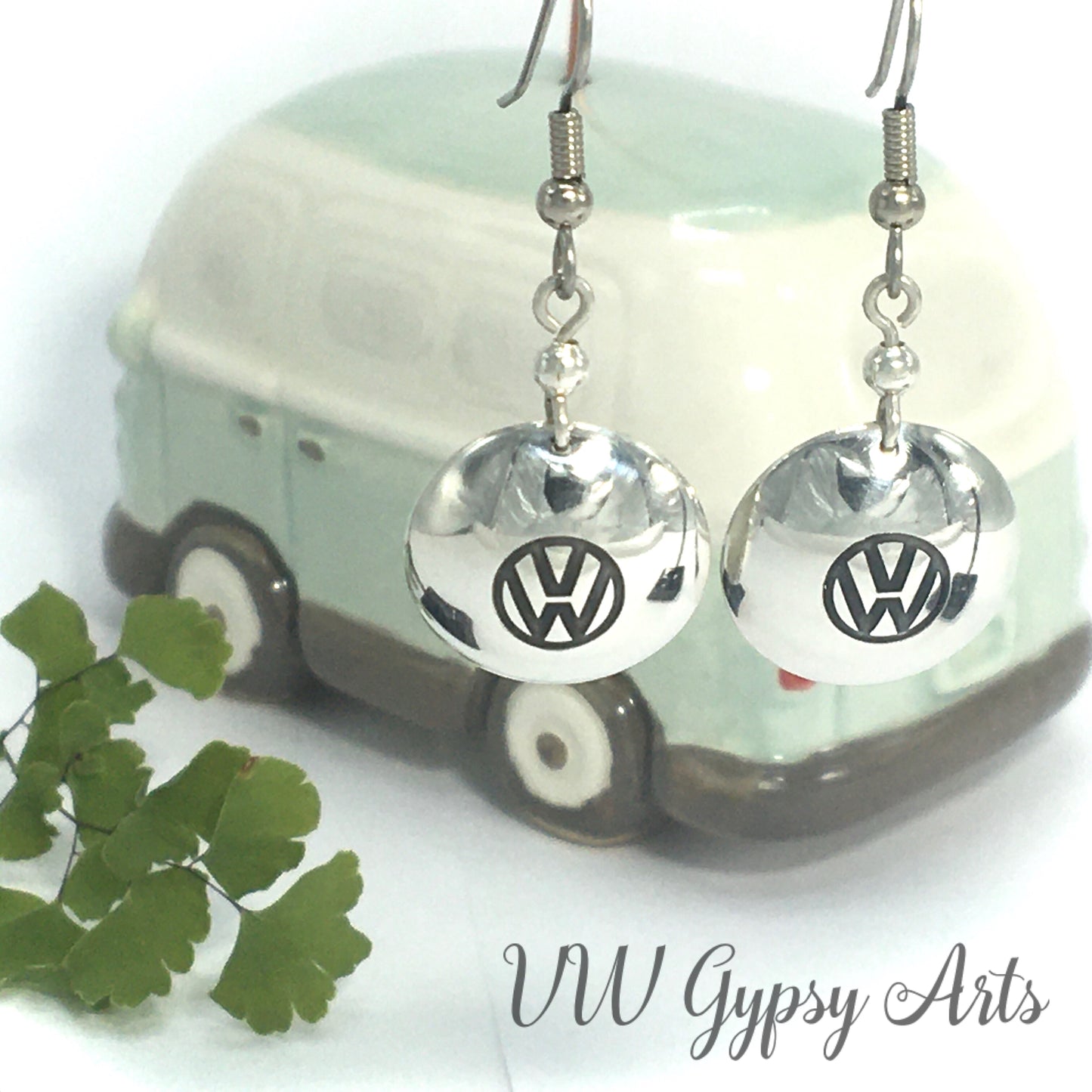 Classic Hub Cap Sterling Earrings