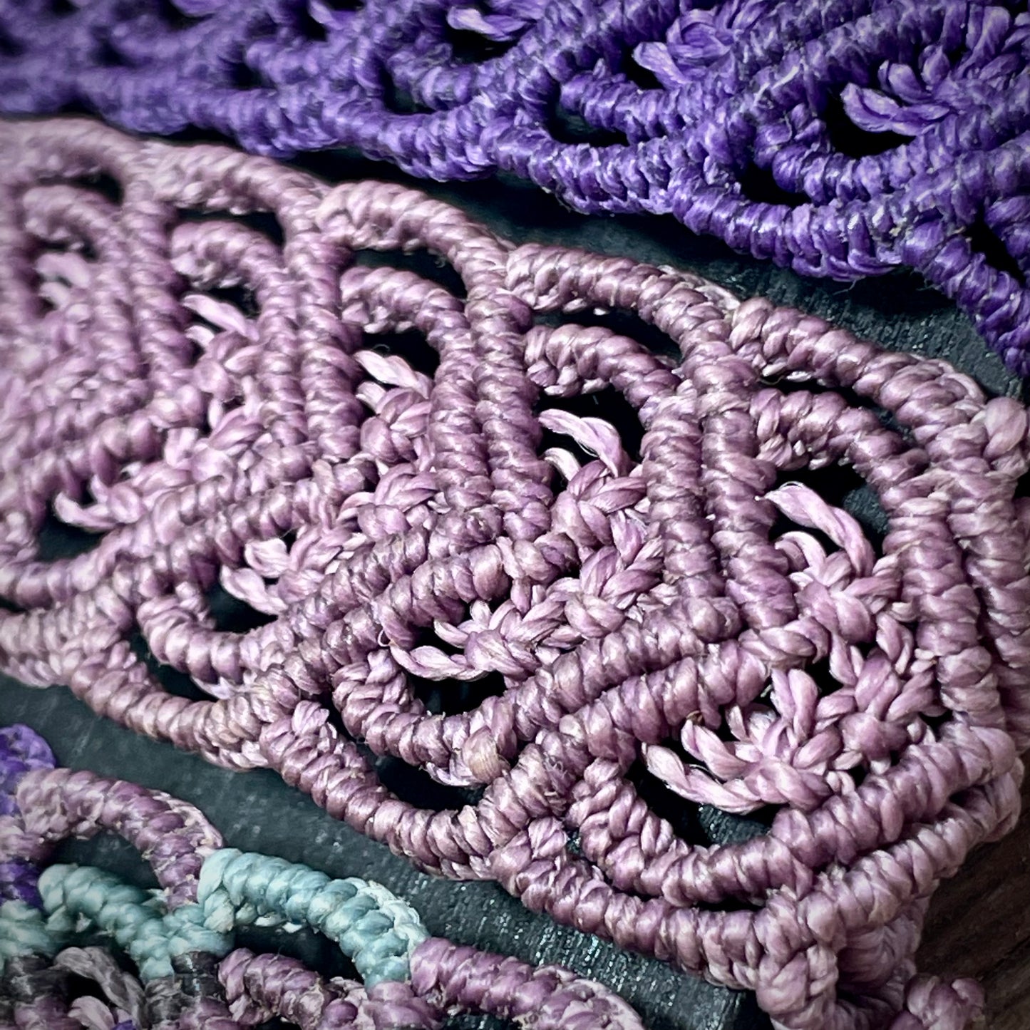 Macrame Corazon Heart Bracelet Adjustable