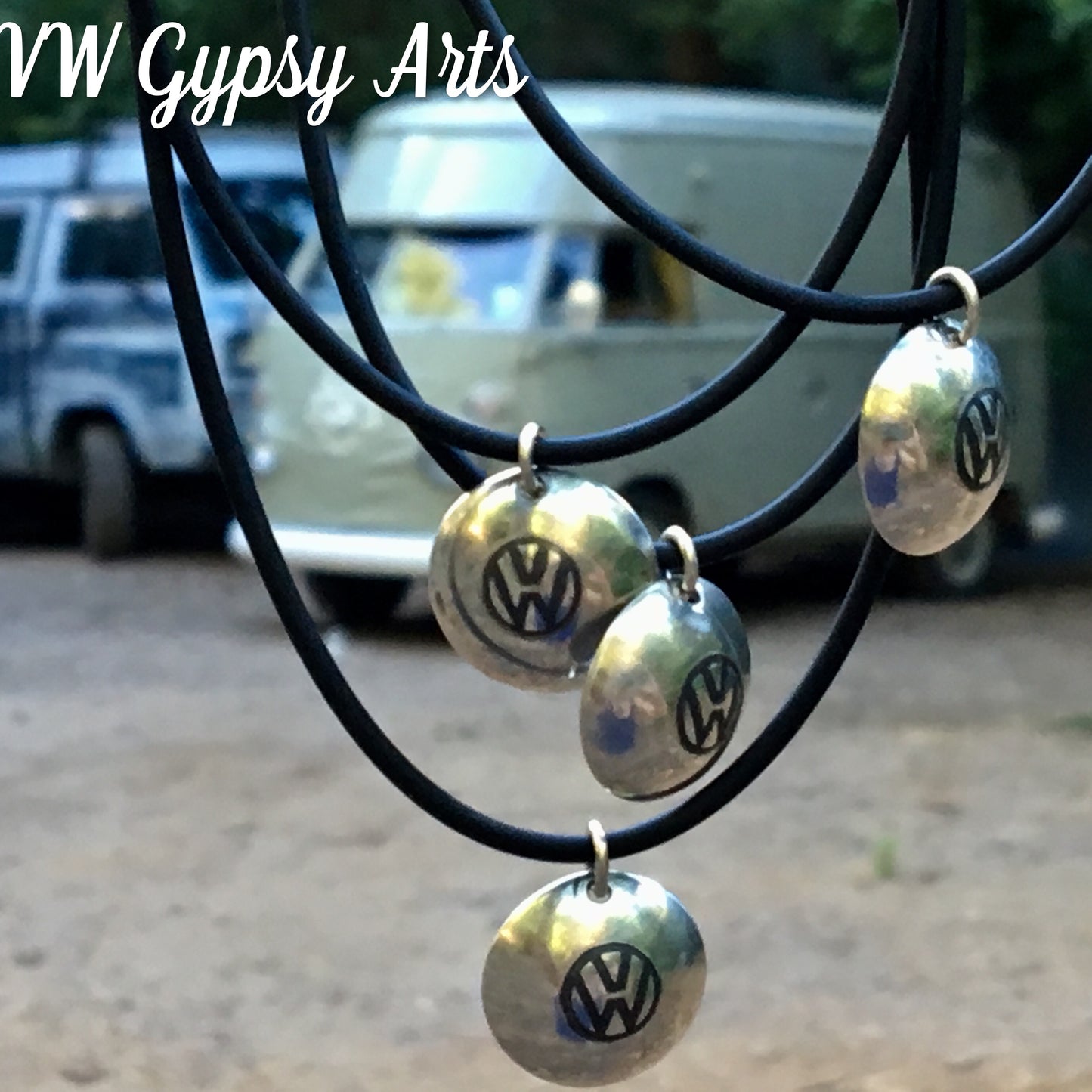 Classic Hub Cap Sterling Necklace