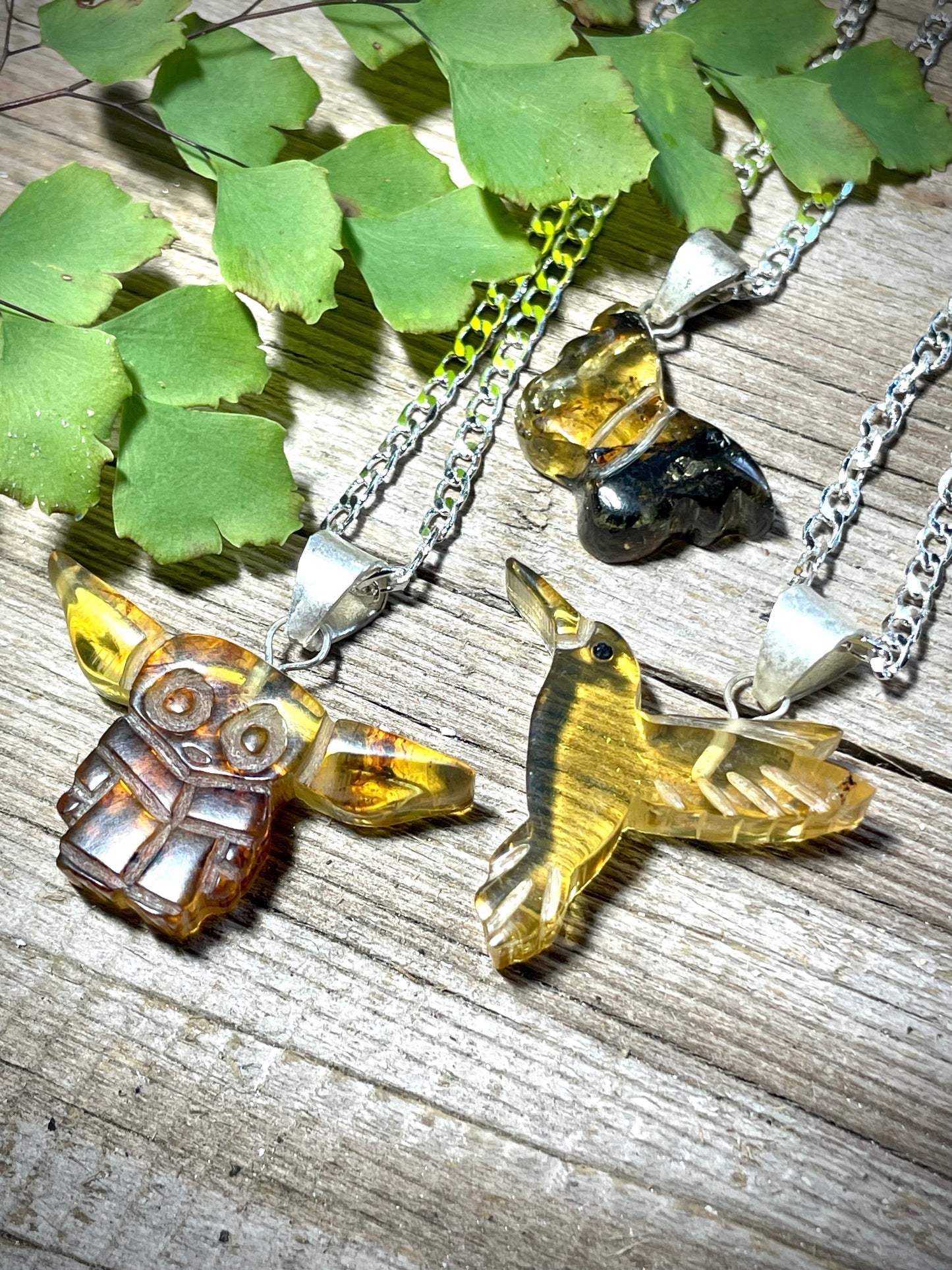 Amber Emblem Necklace