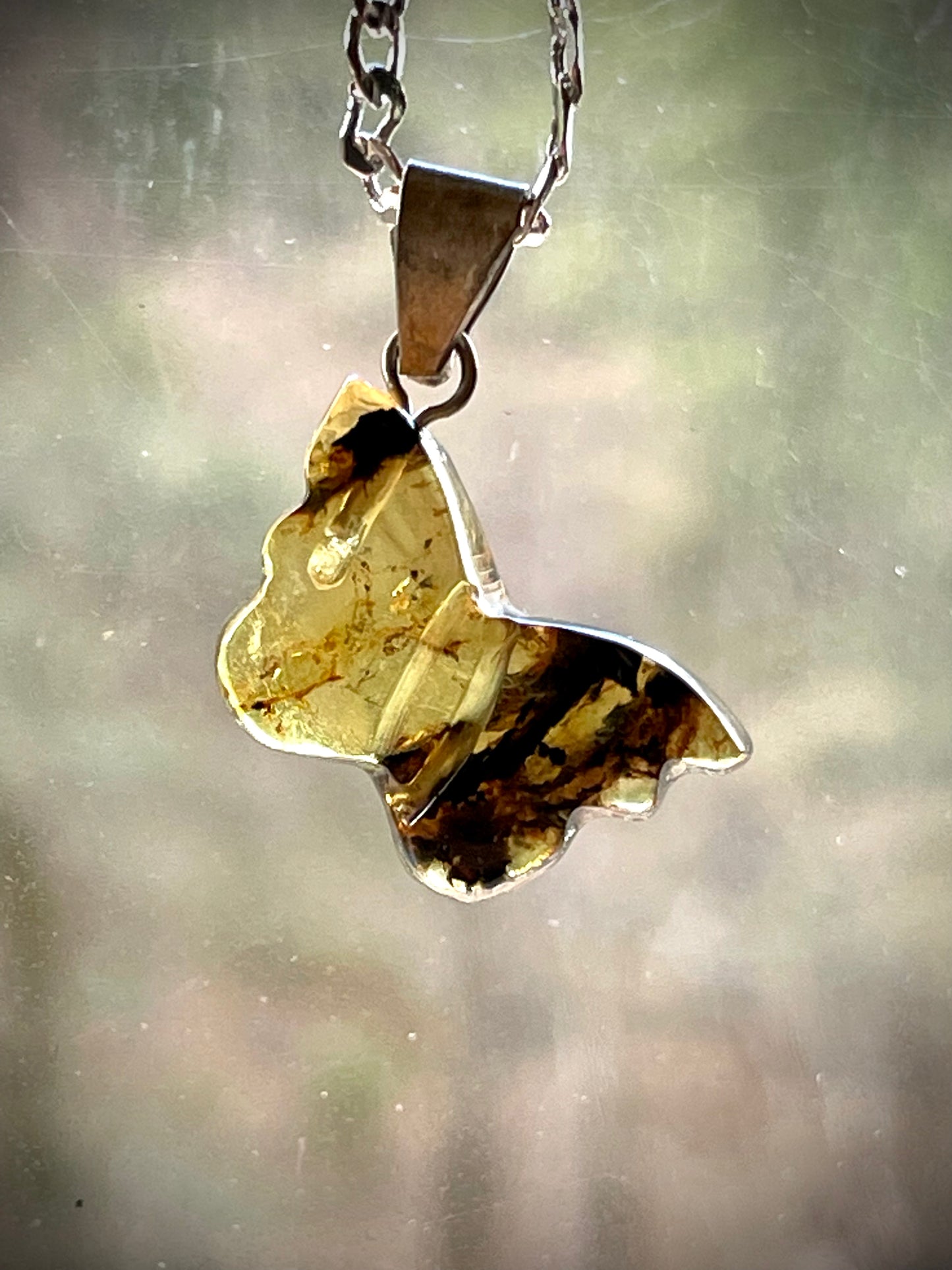 Amber Emblem Necklace