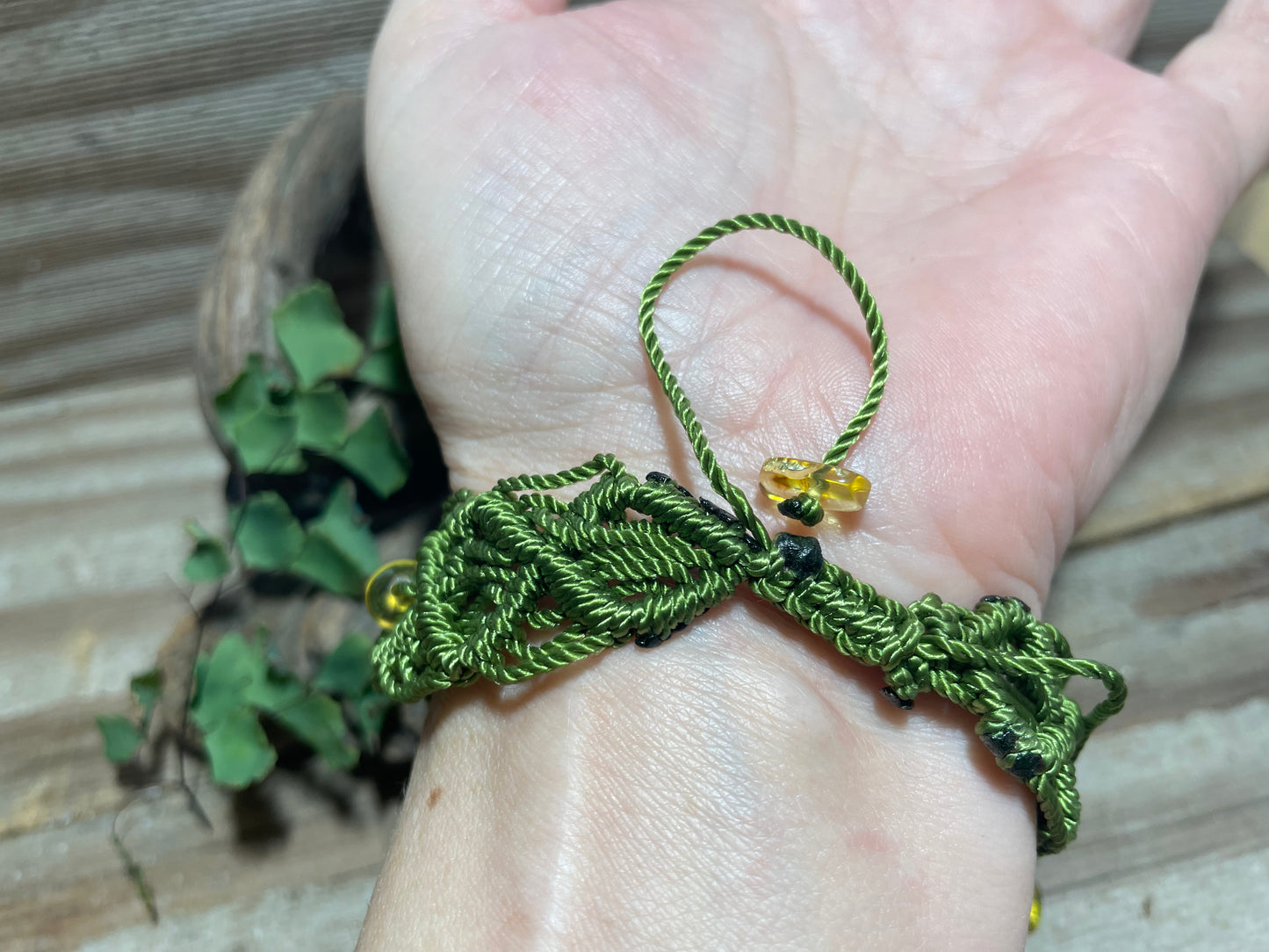Chiapas Amber Lace Soft Macrame Bracelets