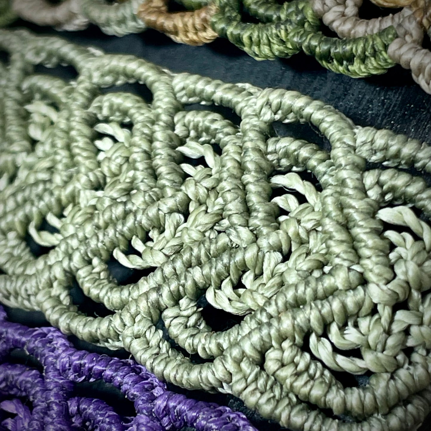 Macrame Corazon Heart Bracelet Adjustable