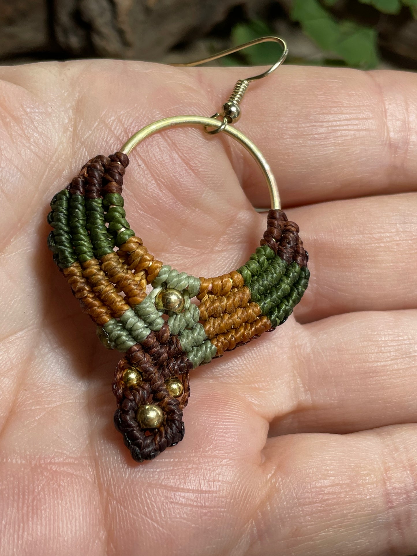 Multi Color Macramé Earrings Hypo
