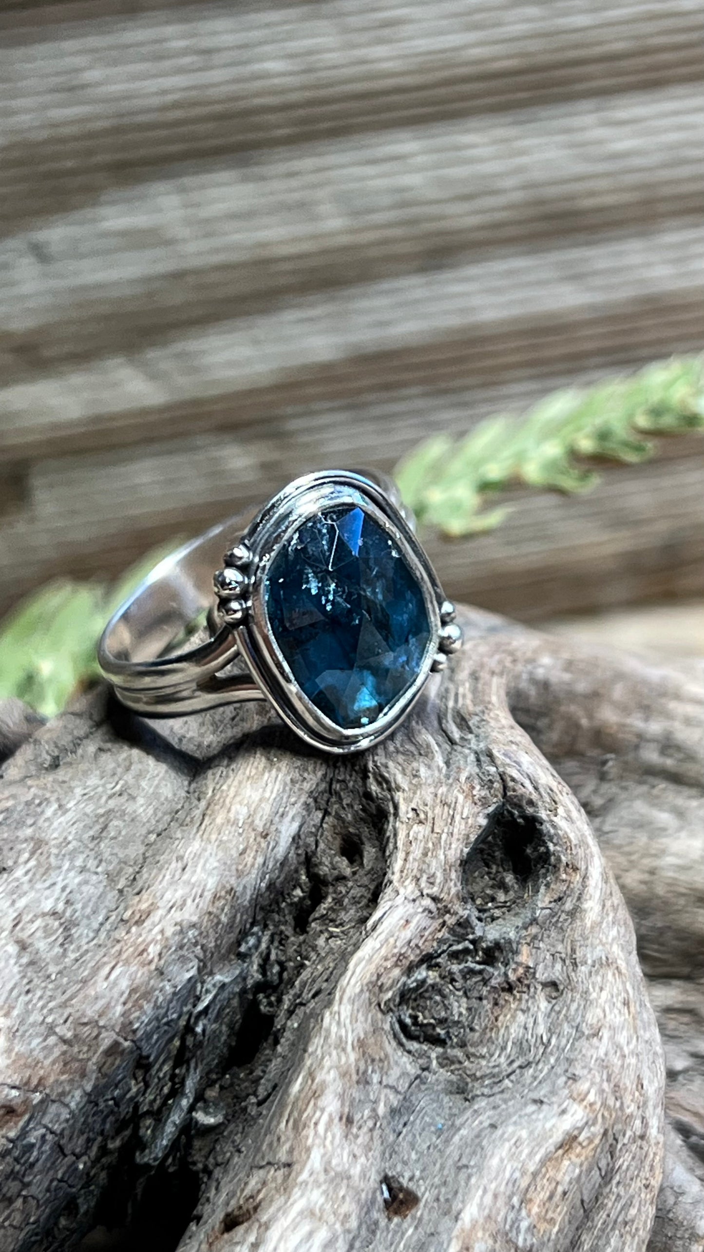 Kyanite Sterling Silver Rings 925