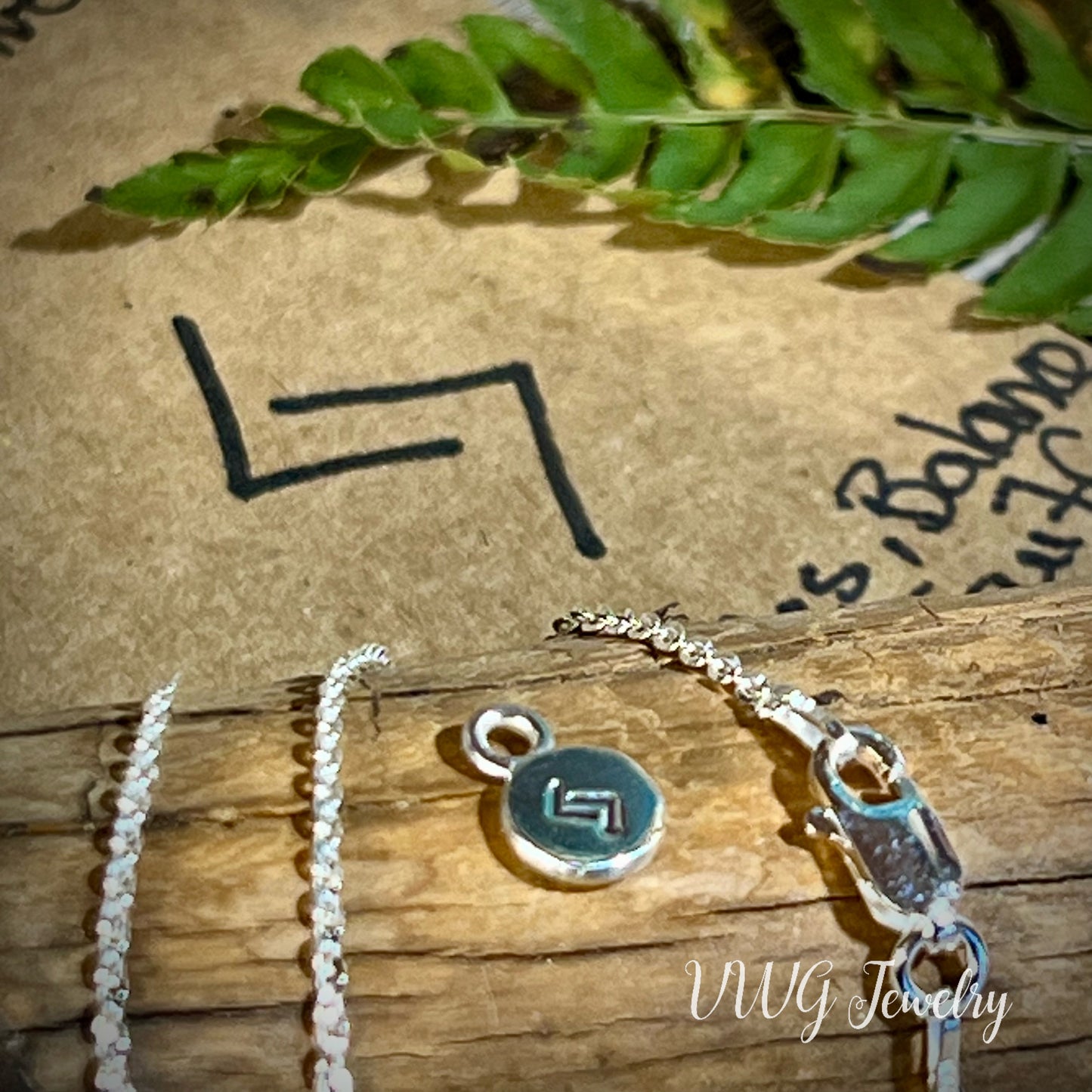 Elder Futhark Rune .925 Necklace Charms